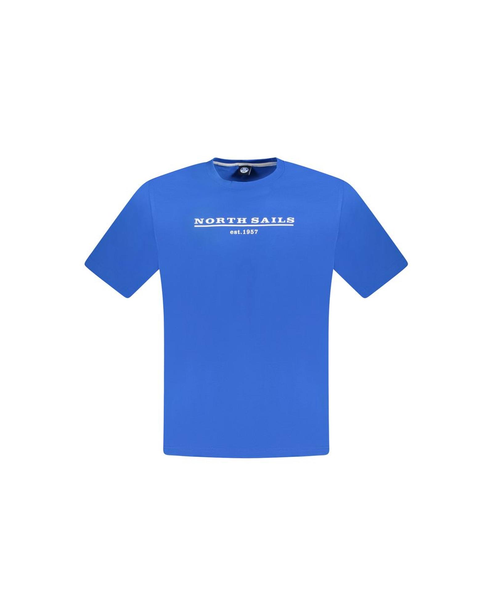 V539-NO-33744-M-202506171820-00 North Sails Men's Blue Cotton T-Shirt - M - Image 1