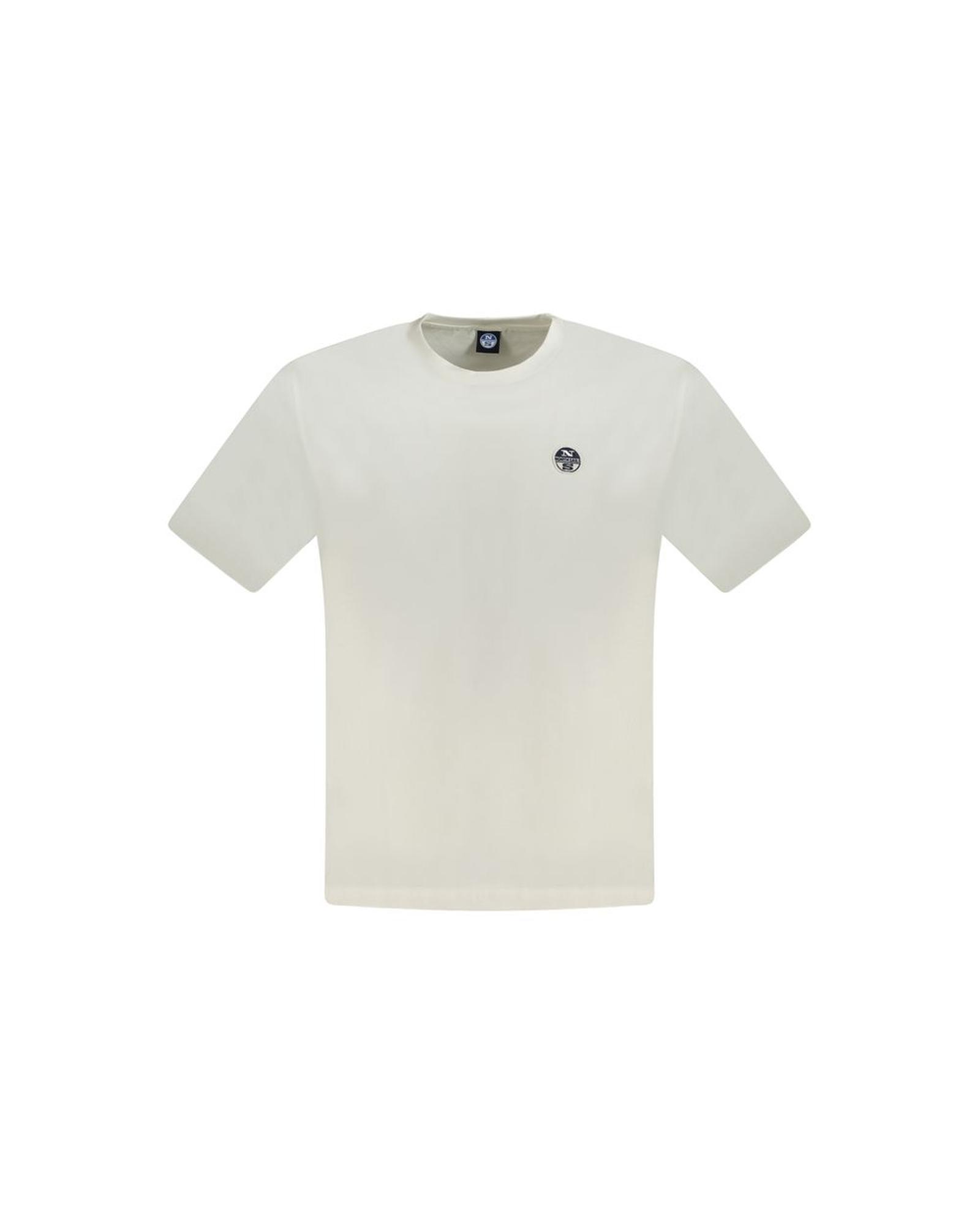 V539-NO-33747-S-202506171835-00 North Sails Men's White Cotton T-Shirt - S - Image 1