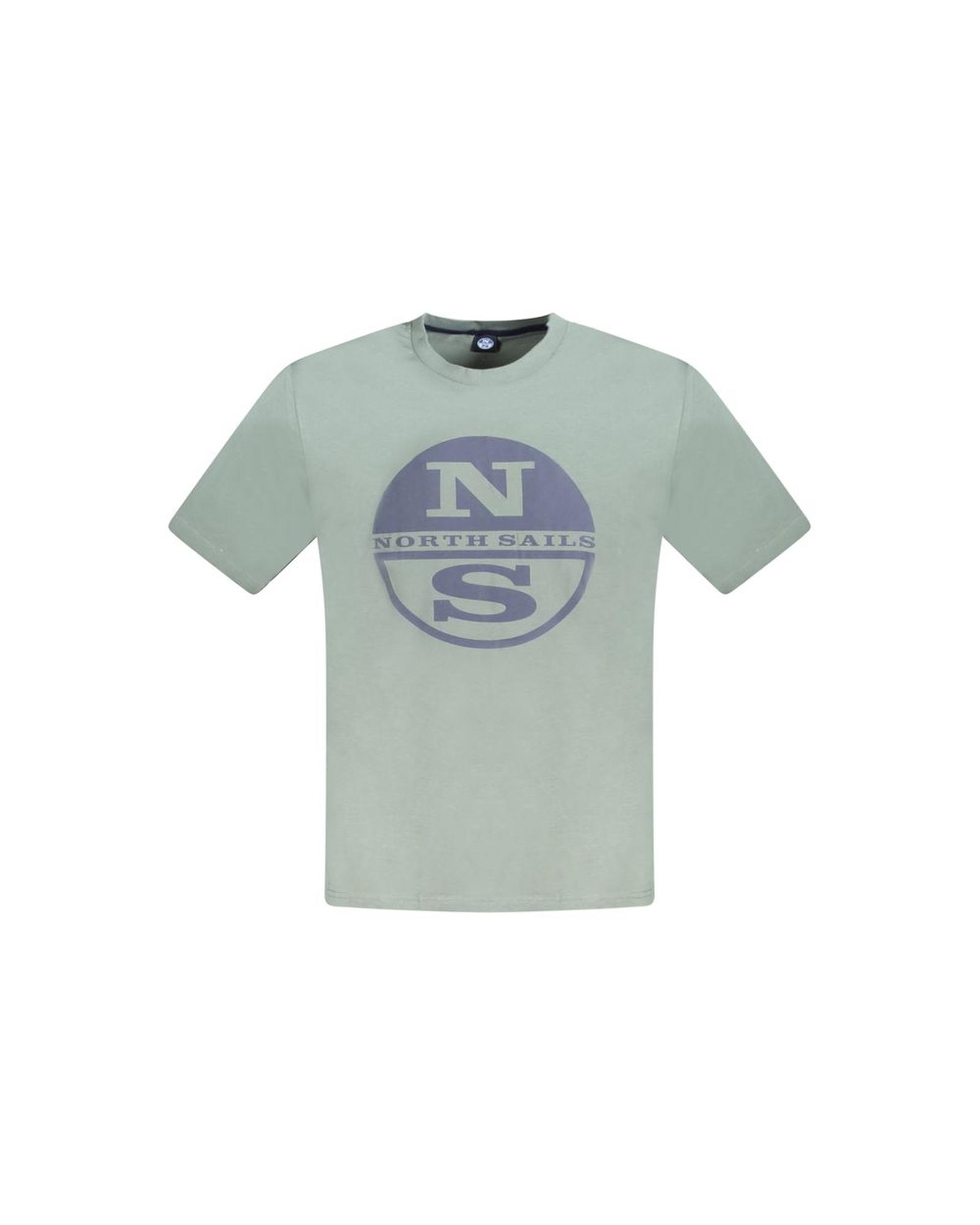 V539-NO-33759-M-202506172226-00 North Sails Men's Green Cotton T-Shirt - M - Image 1