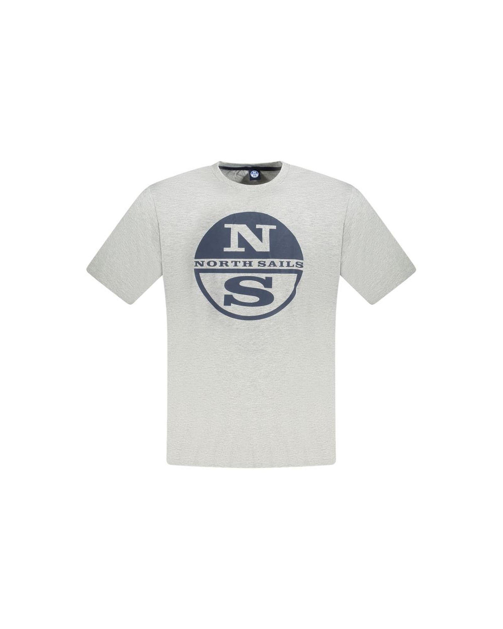 V539-NO-33770-3XL-202506172254-00 North Sails Men's Gray Cotton T-Shirt - 3XL - Image 1