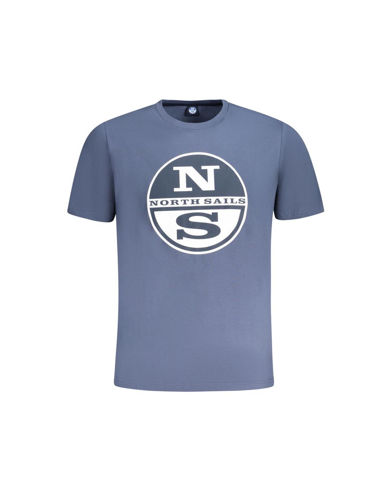 V539-NO-33992-M-202506172121-00 North Sails Men's Blue Cotton T-Shirt - M - Image 1