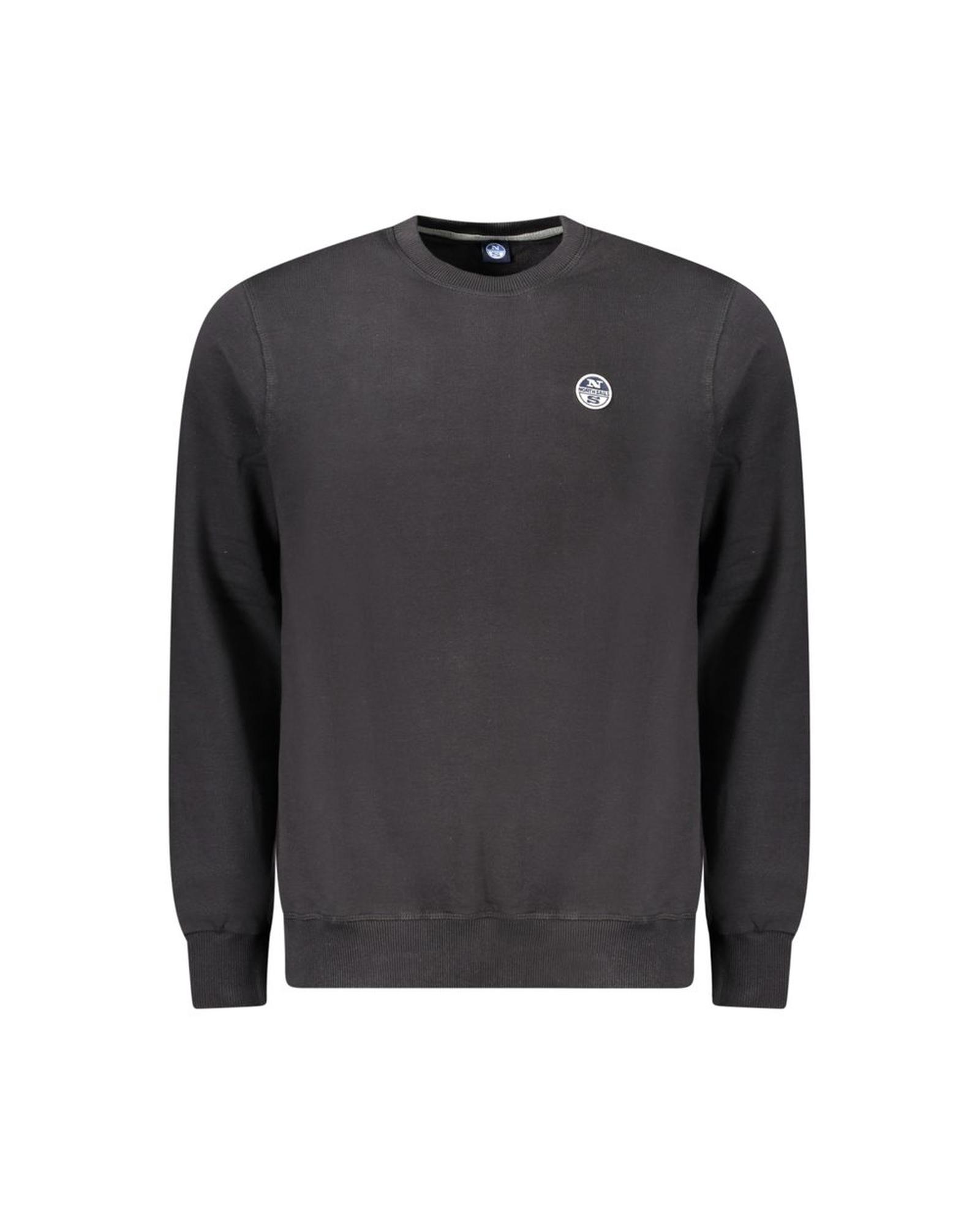 V539-NO-34348-XXL-202506172222-00 North Sails Men's Black Cotton Sweater - 2XL - Image 1