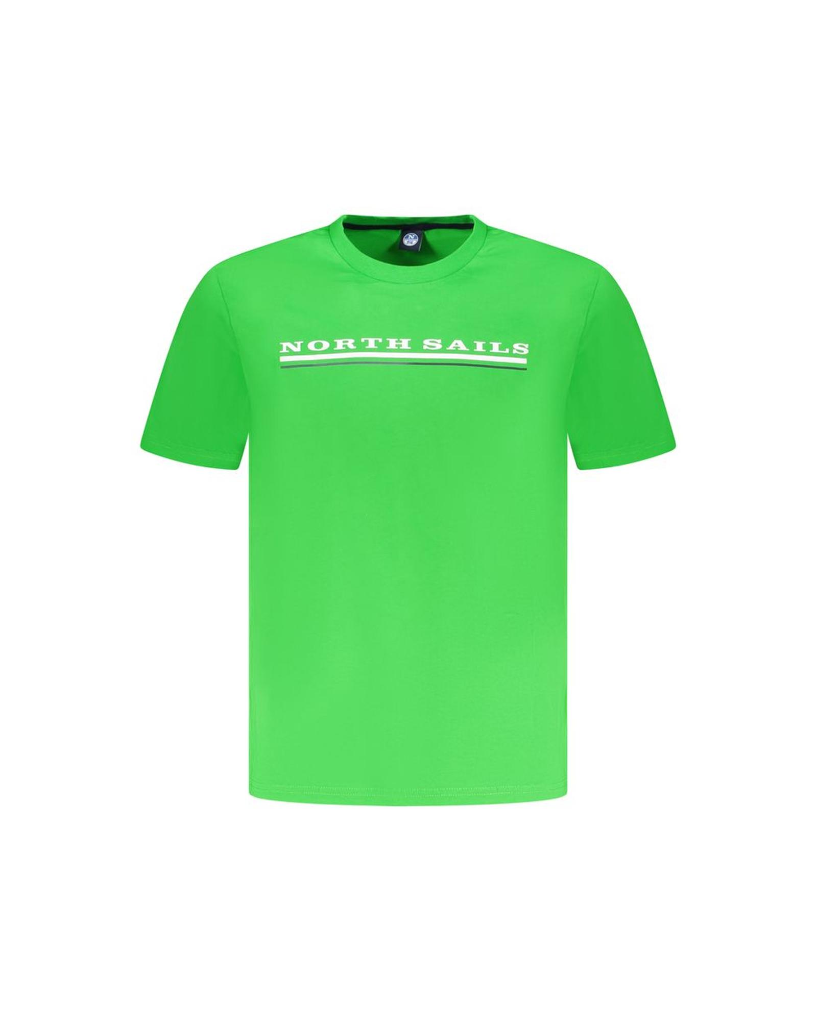 V539-NO-35019-XL-202506172125-00 North Sails Men's Green Cotton T-Shirt - XL - Image 1