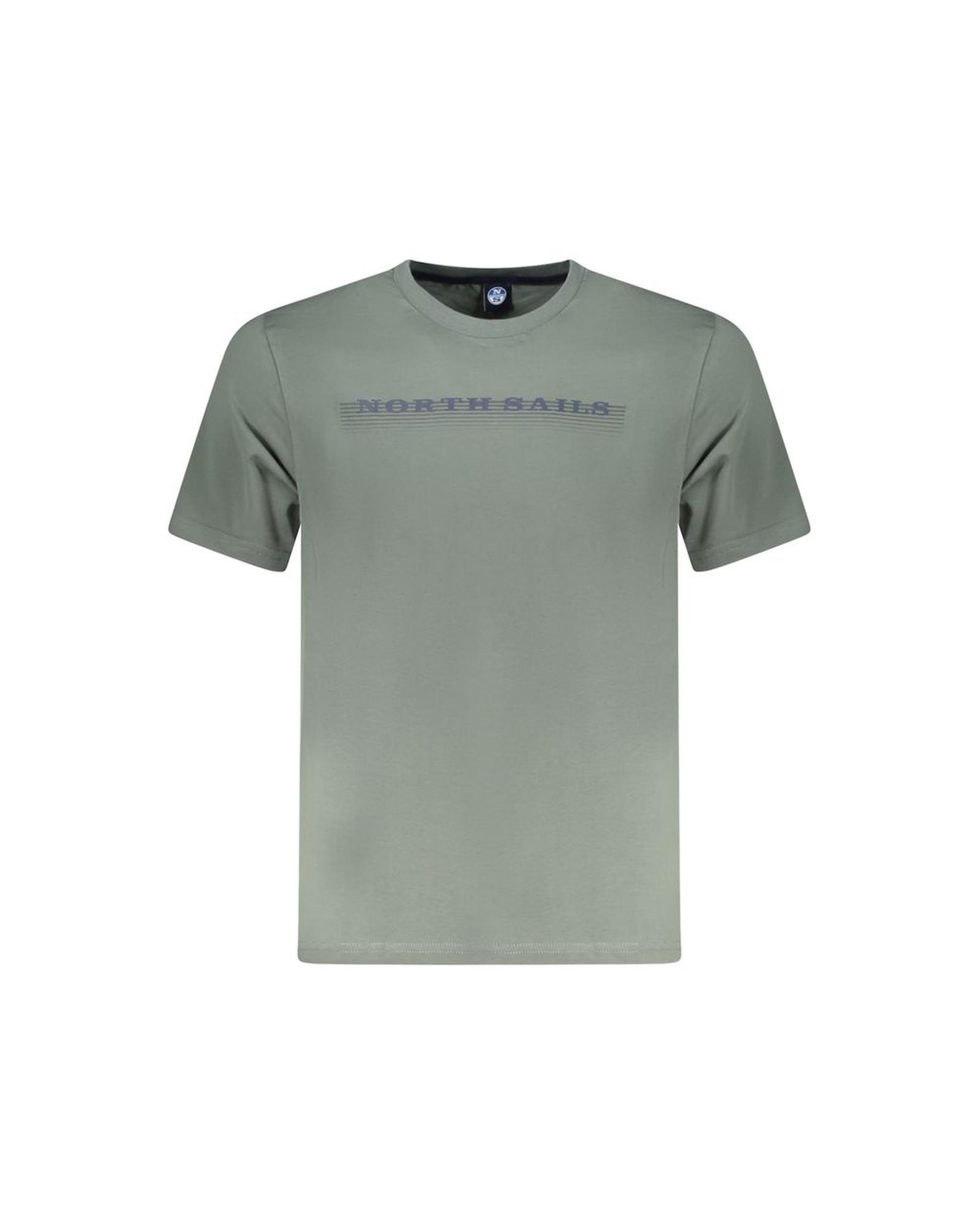 V539-NO-35024-L-202506172135-00 North Sails Men's Green Cotton T-Shirt - L - Image 1