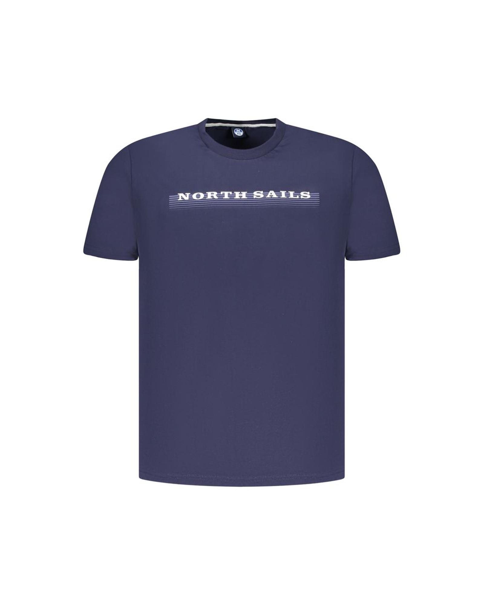 V539-NO-35044-XL-202506180135-00 North Sails Men's Blue Cotton T-Shirt - XL - Image 1