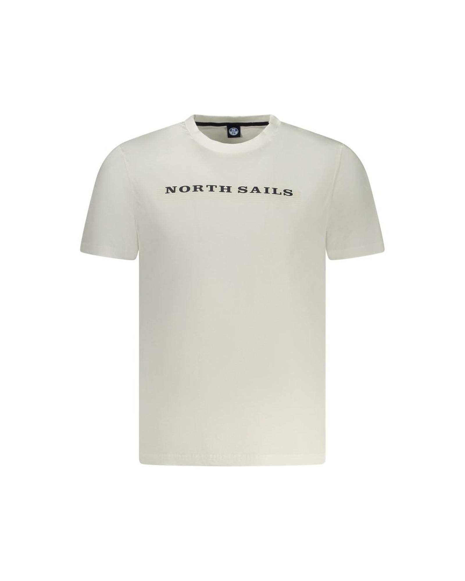 V539-NO-35053-3XL-202506172321-00 North Sails Men's White Cotton T-Shirt - 3XL - Image 1