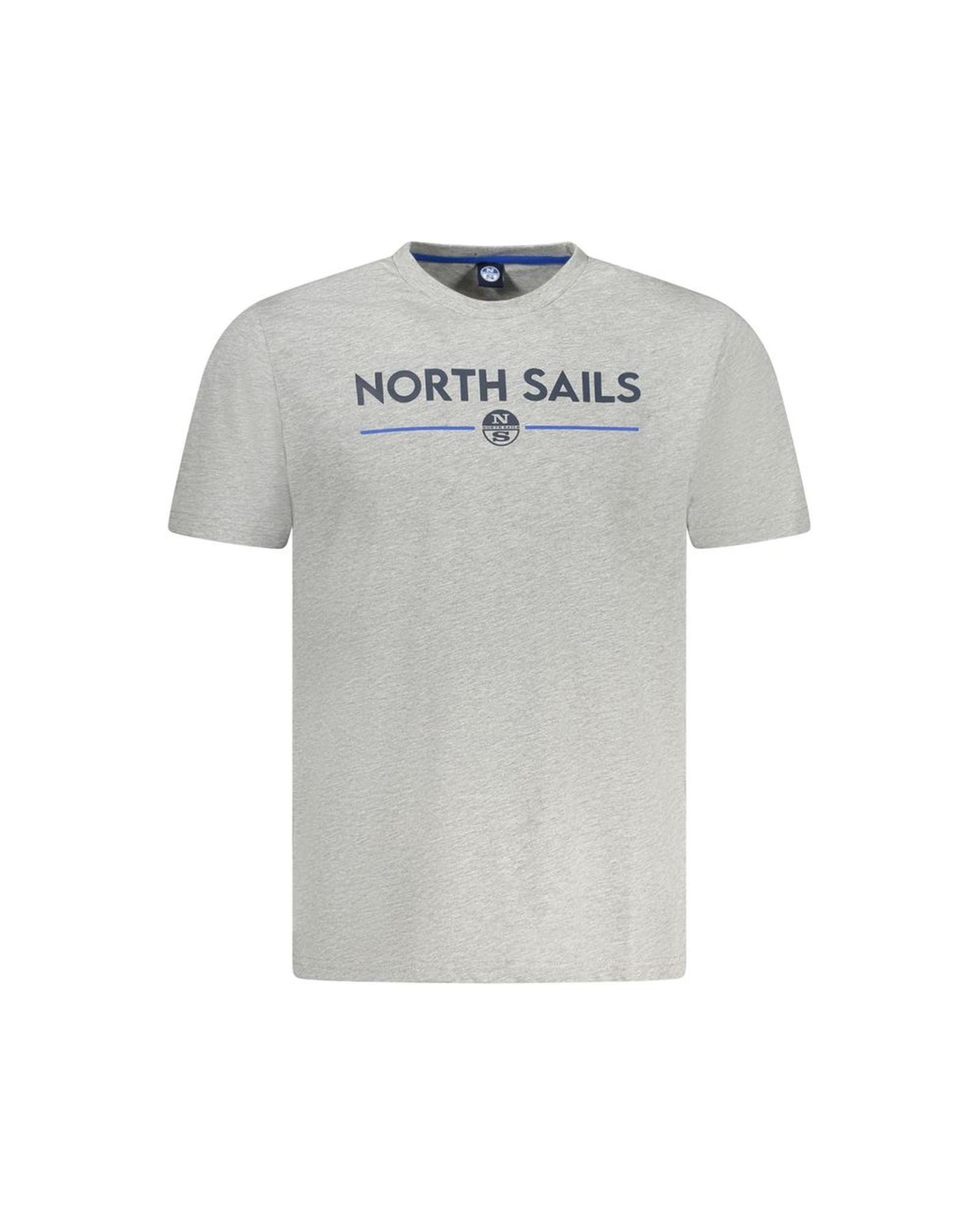 V539-NO-35056-L-202506172330-00 North Sails Men's Gray Cotton T-Shirt - L - Image 1