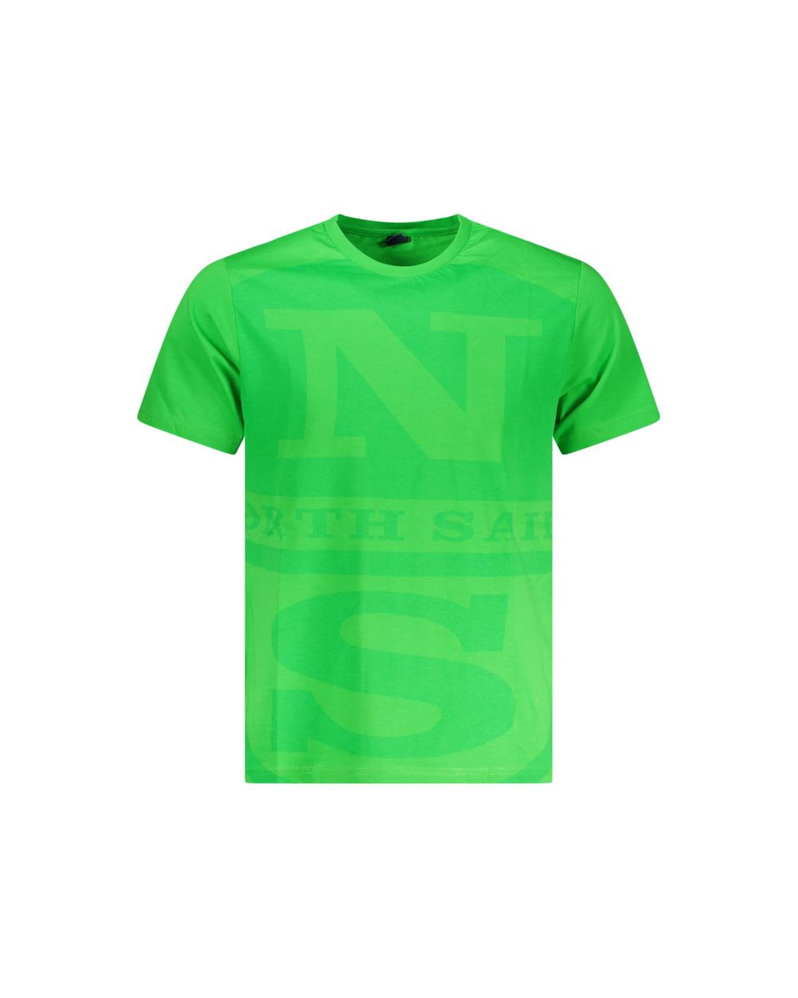 V539-NO-35320-3XL-202506172336-00 North Sails Men's Green Cotton T-Shirt - 3XL - Image 1