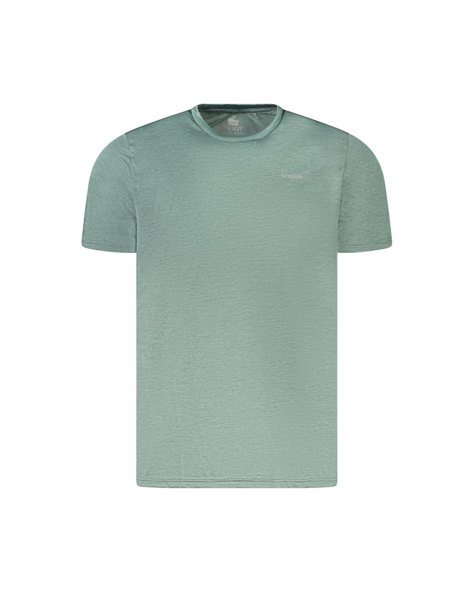 V539-NO-35500-XL-202506180026-00 Norway 1963 Men's Green Polyester T-Shirt - XL - Image 1