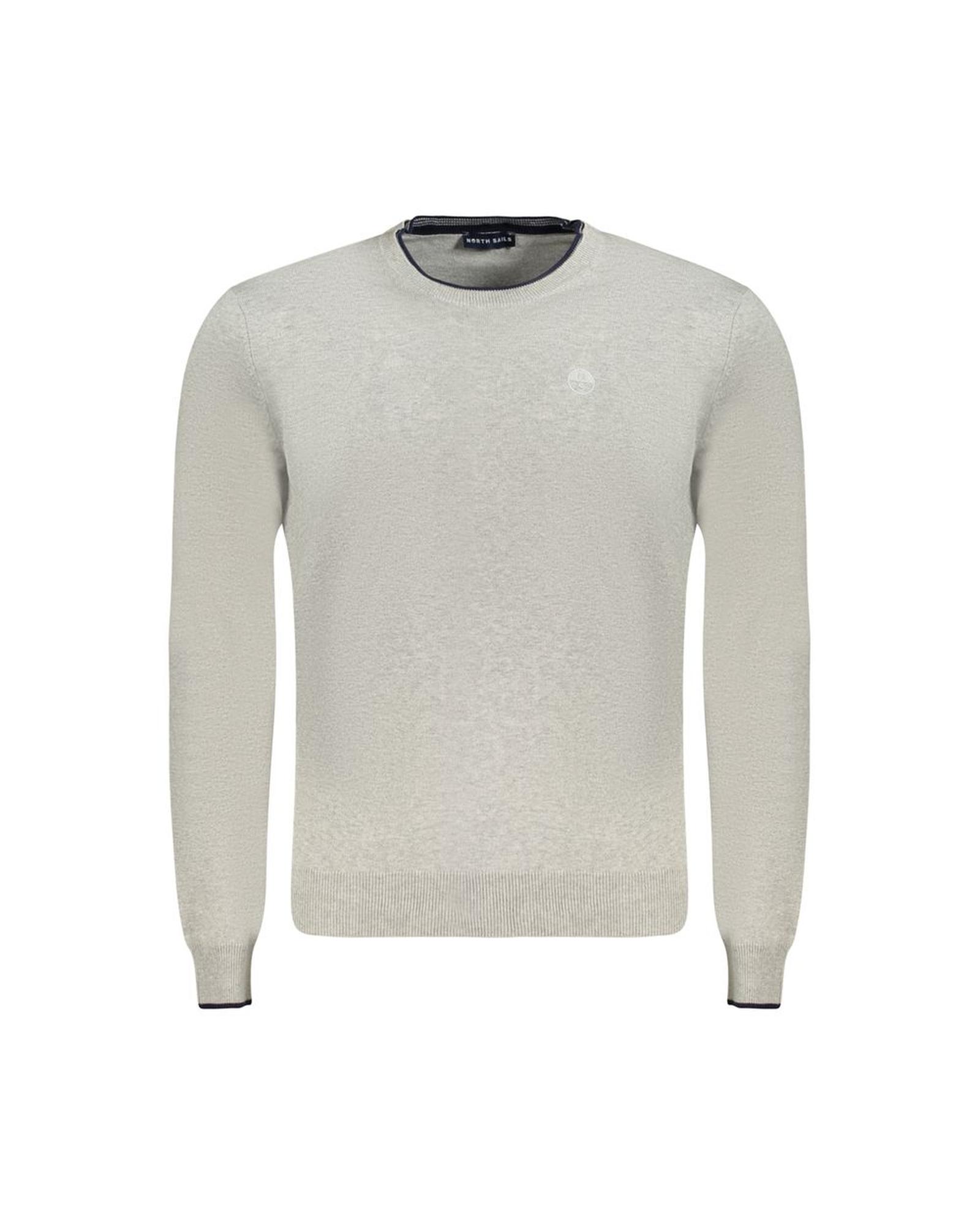 V539-NO-35821-XXL-202506180116-00 North Sails Men's Gray Cotton Sweater - 2XL - Image 1