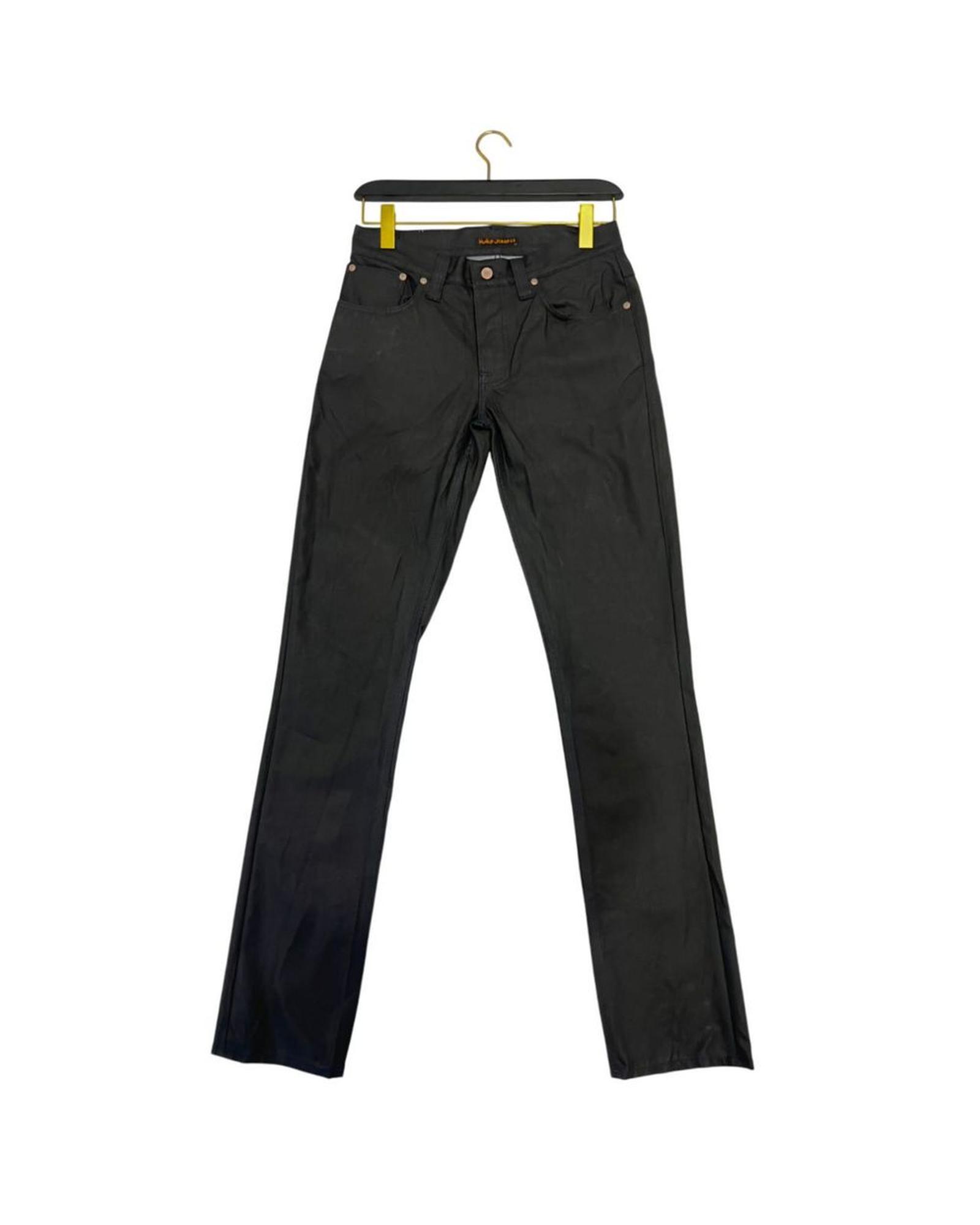 V539-NU-24762-W34-202506180011-00 Nudie Jeans Men's Black Cotton Jeans & Pant - W34 US - Image 1