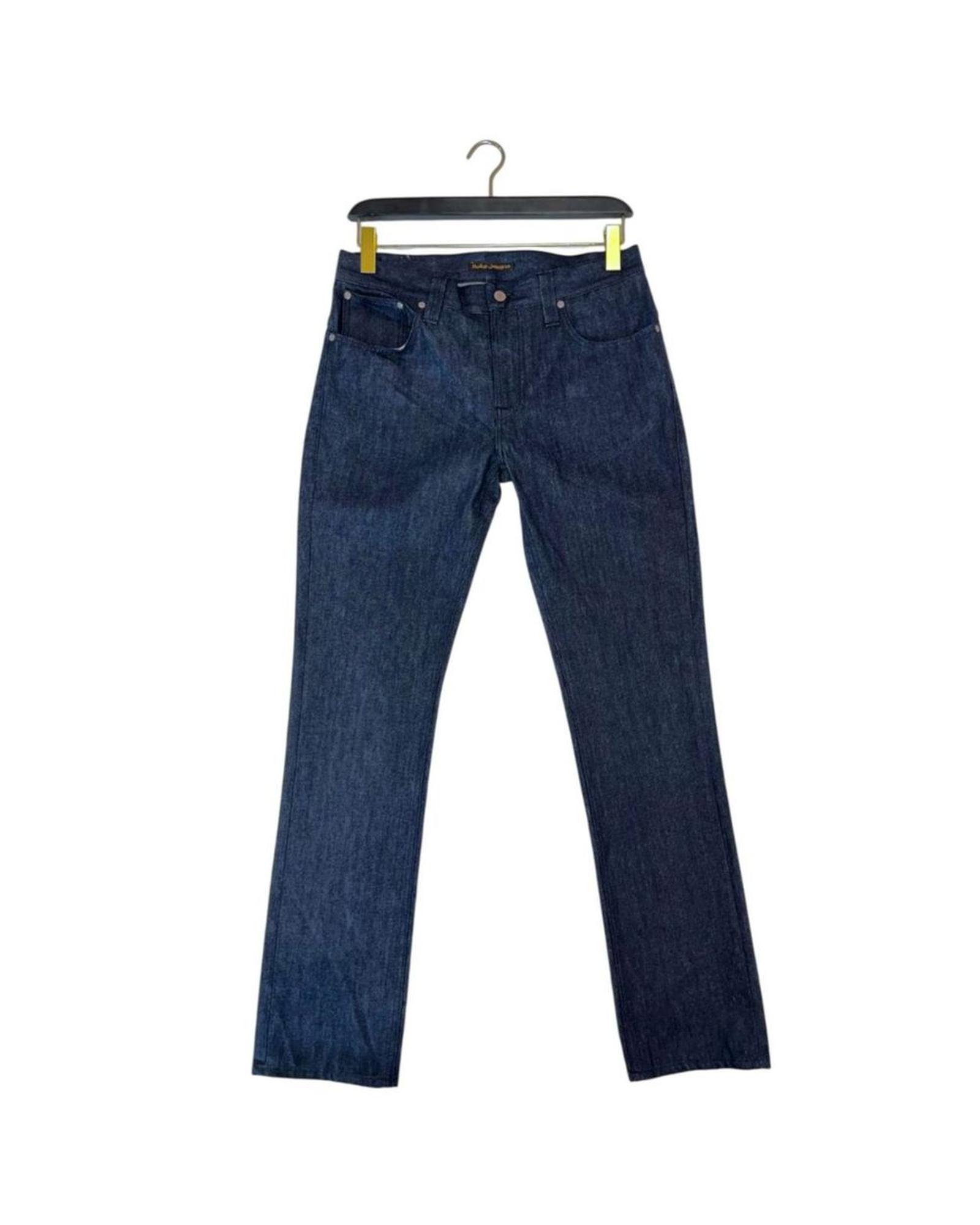 V539-NU-24765-W32-202506180016-00 Nudie Jeans Men's Blue Cotton Jeans & Pant - W32 US - Image 1