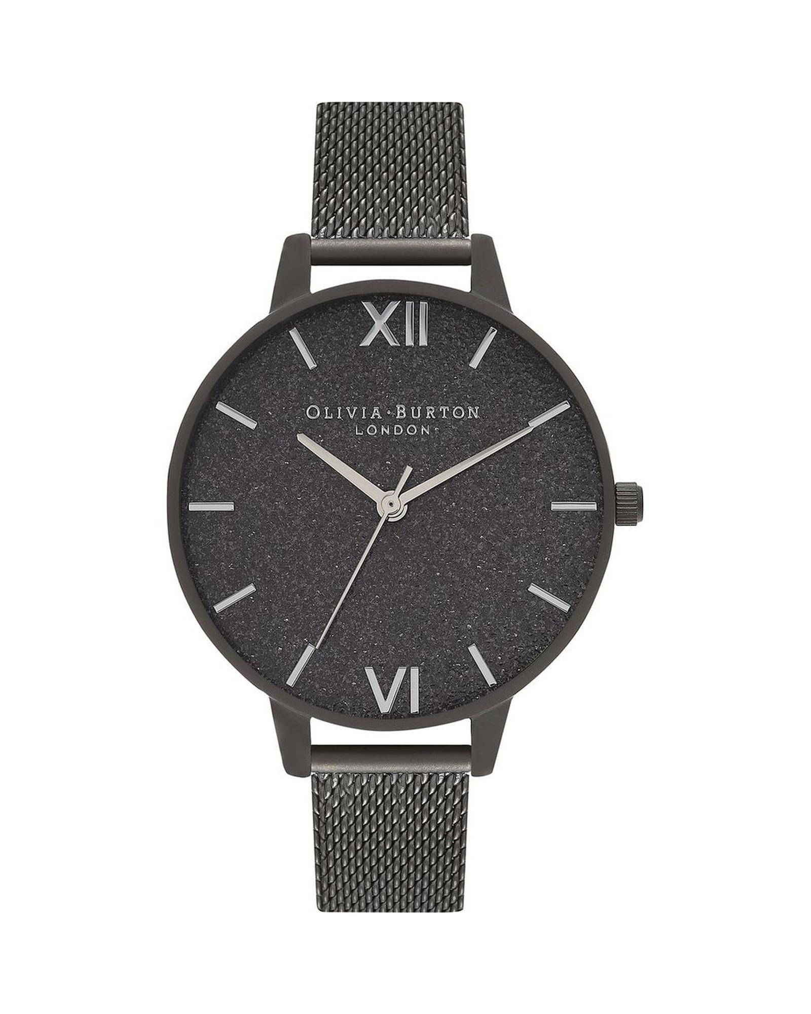 V539-OBOB16GD49AC-202506180040-00 Olivia Burton Women's Black Steel Watch - One Size - Image 1