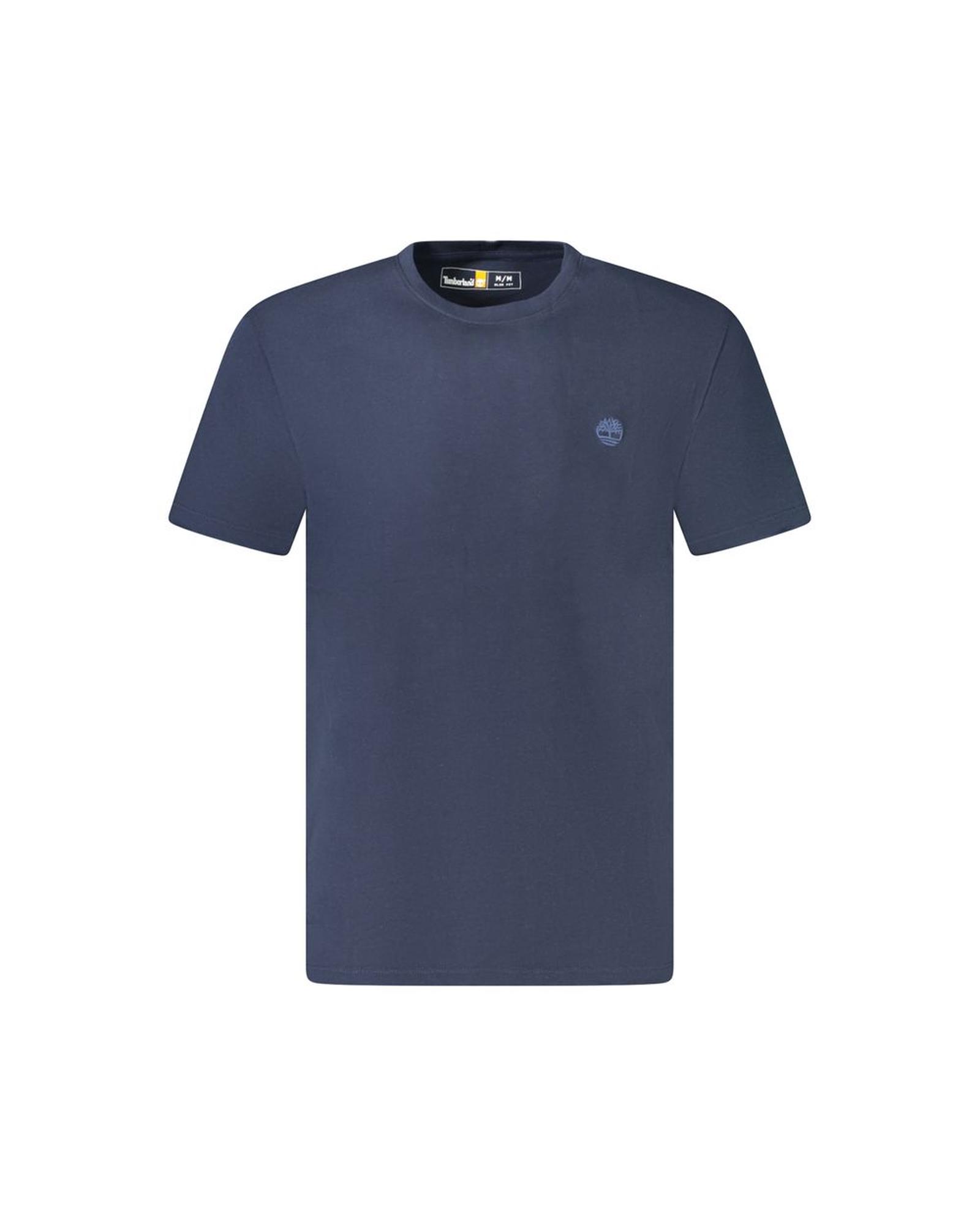 V539-TI-35512-S-202506180526-00 Timberland Men's Blue Cotton T-Shirt - S - Image 1