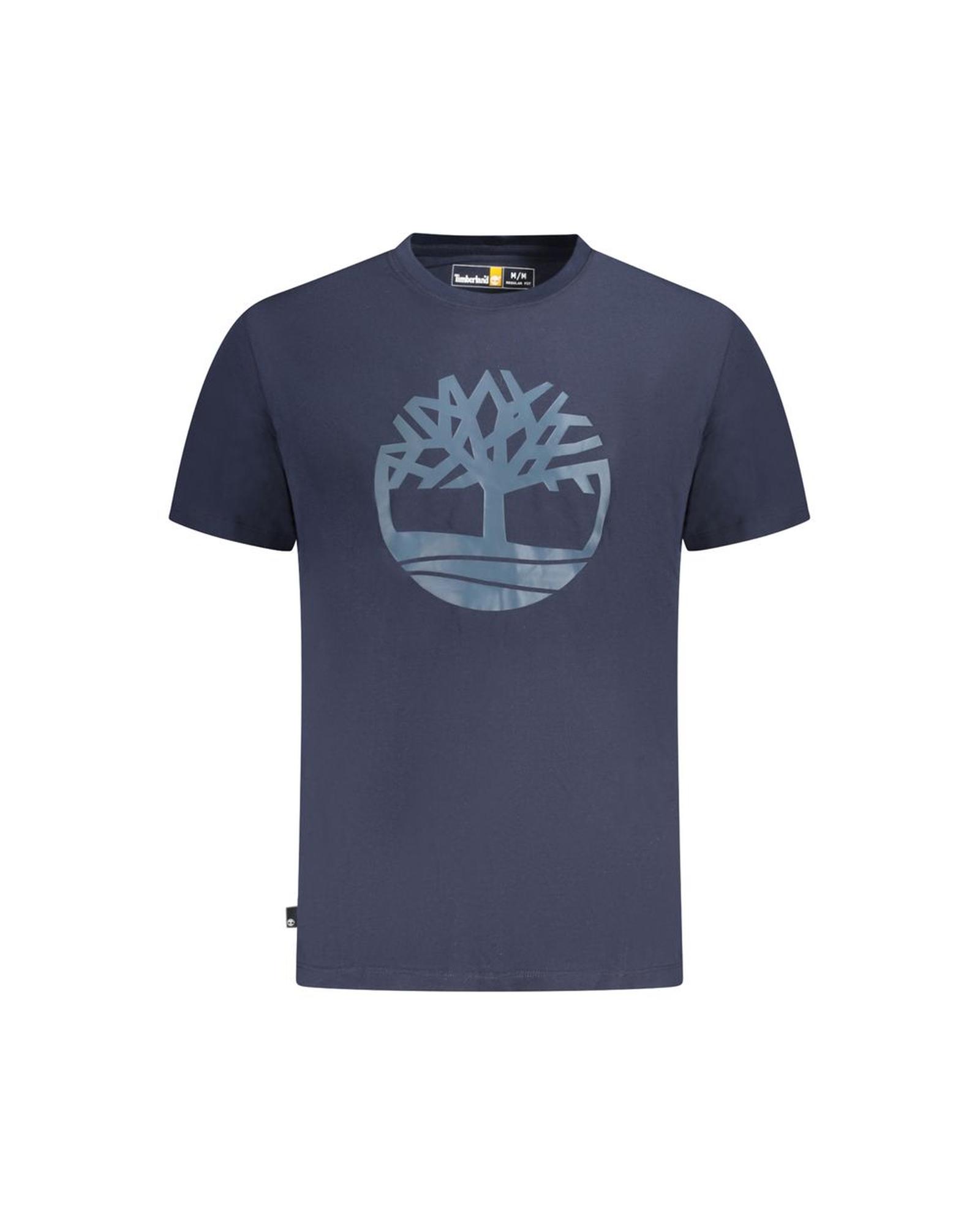 V539-TI-35762-M-202506180530-00 Timberland Men's Blue Cotton T-Shirt - M - Image 1