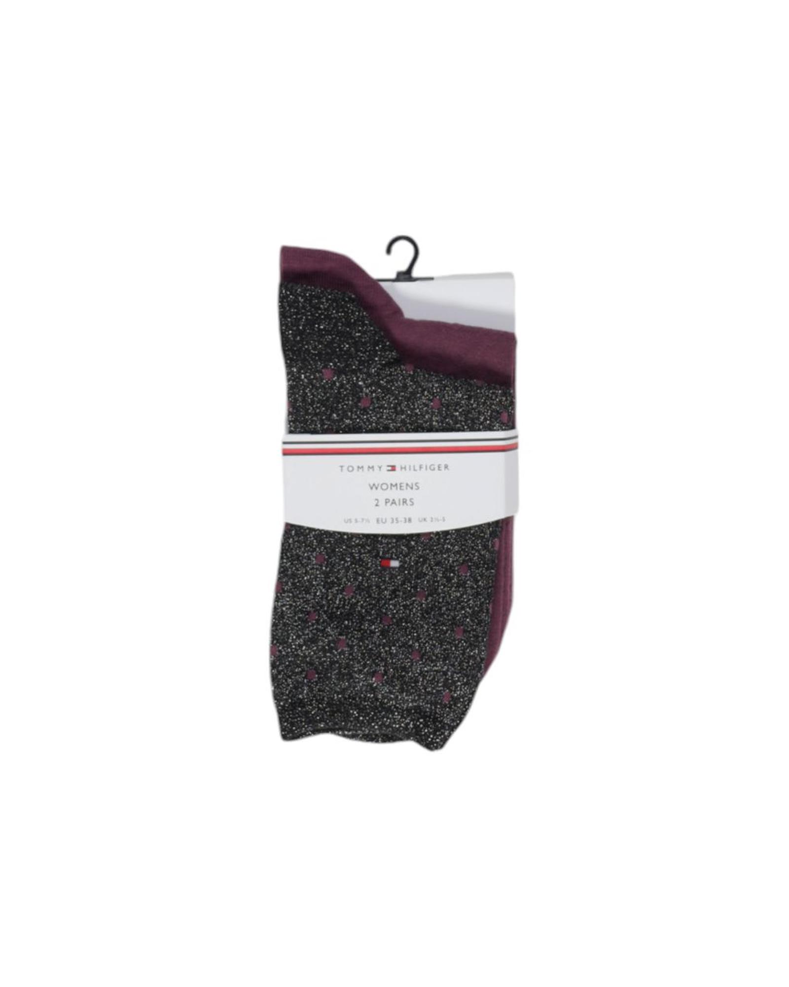 V539-TO-15506900009-39-42-202506180932-00 Tommy Hilfiger Men's Black Cotton Sock - 39-42 US - Image 1