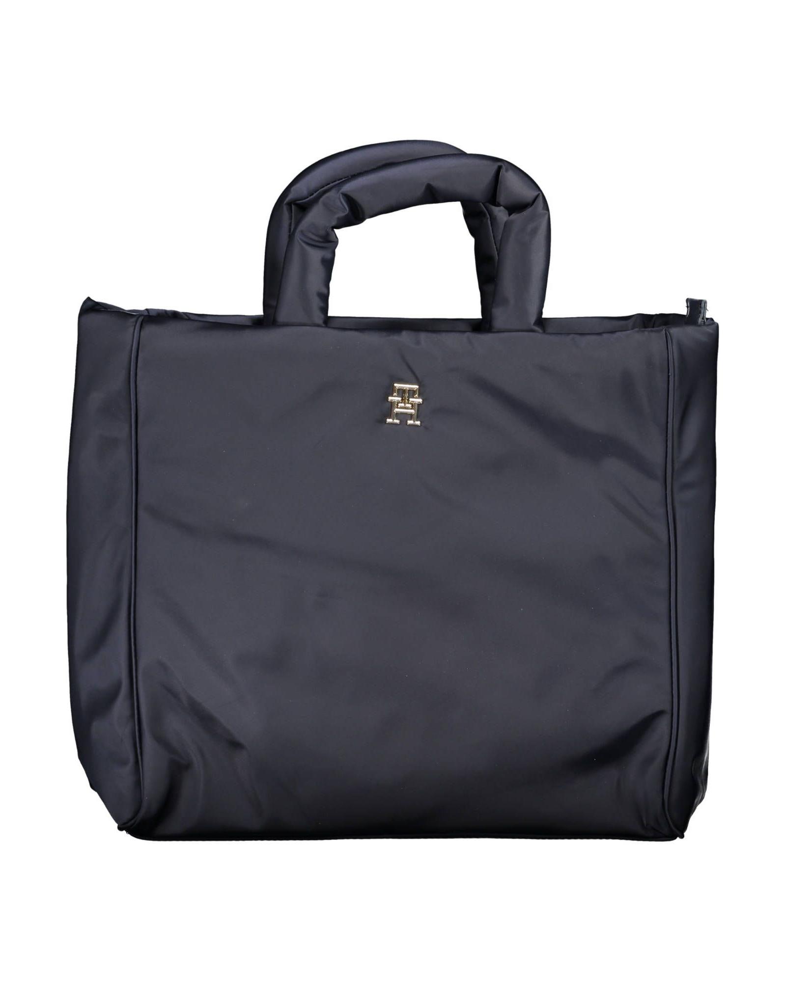 V539-TO-19170-202506180940-00 Tommy Hilfiger Women's Chic Blue Contrast Detail Handbag with Logo - One Size - Image 1