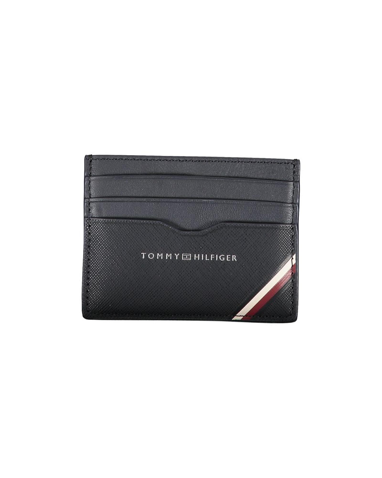 V539-TO-25972-202506181010-00 Tommy Hilfiger Men's Blue Leather Wallet - One Size - Image 1