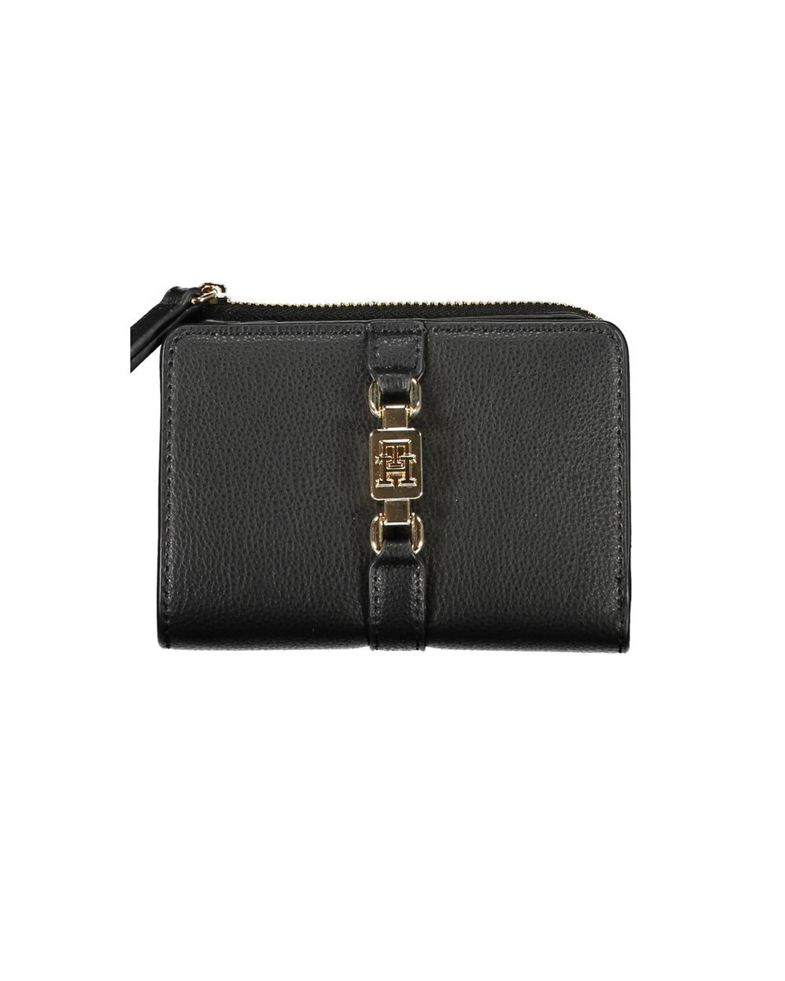 V539-TO-27150-202506180732-00 Tommy Hilfiger Women's Black Polyester Wallet - One Size - Image 1