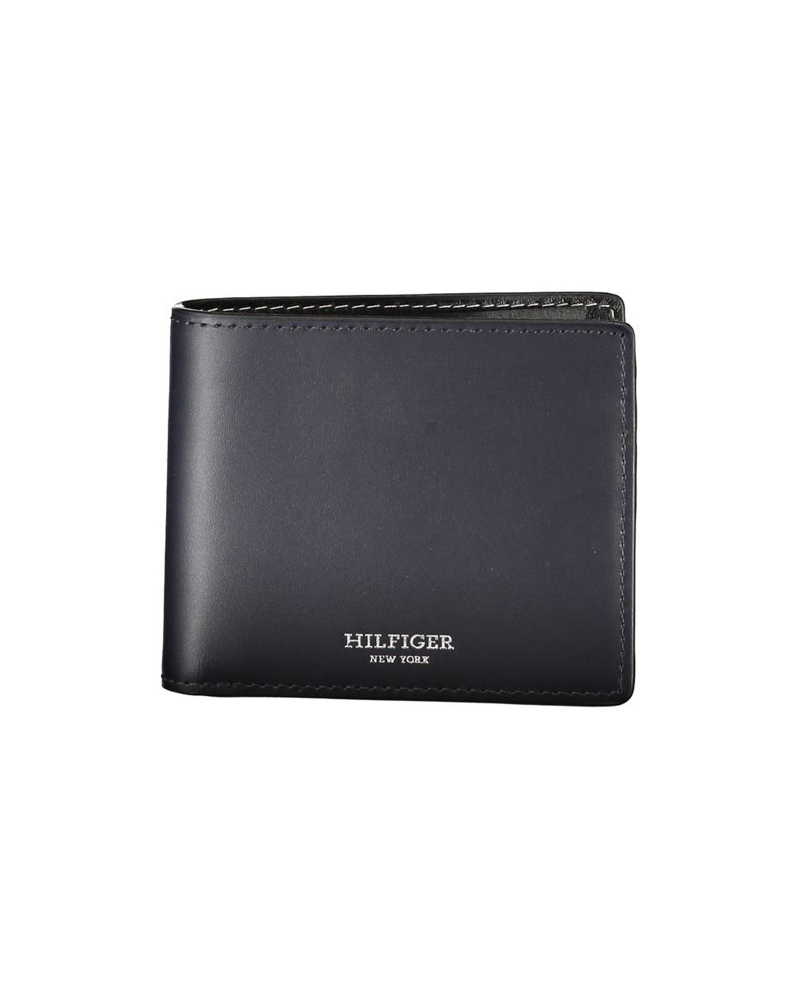 V539-TO-27170-202506180740-00 Tommy Hilfiger Men's Blue Leather Wallet - One Size - Image 1