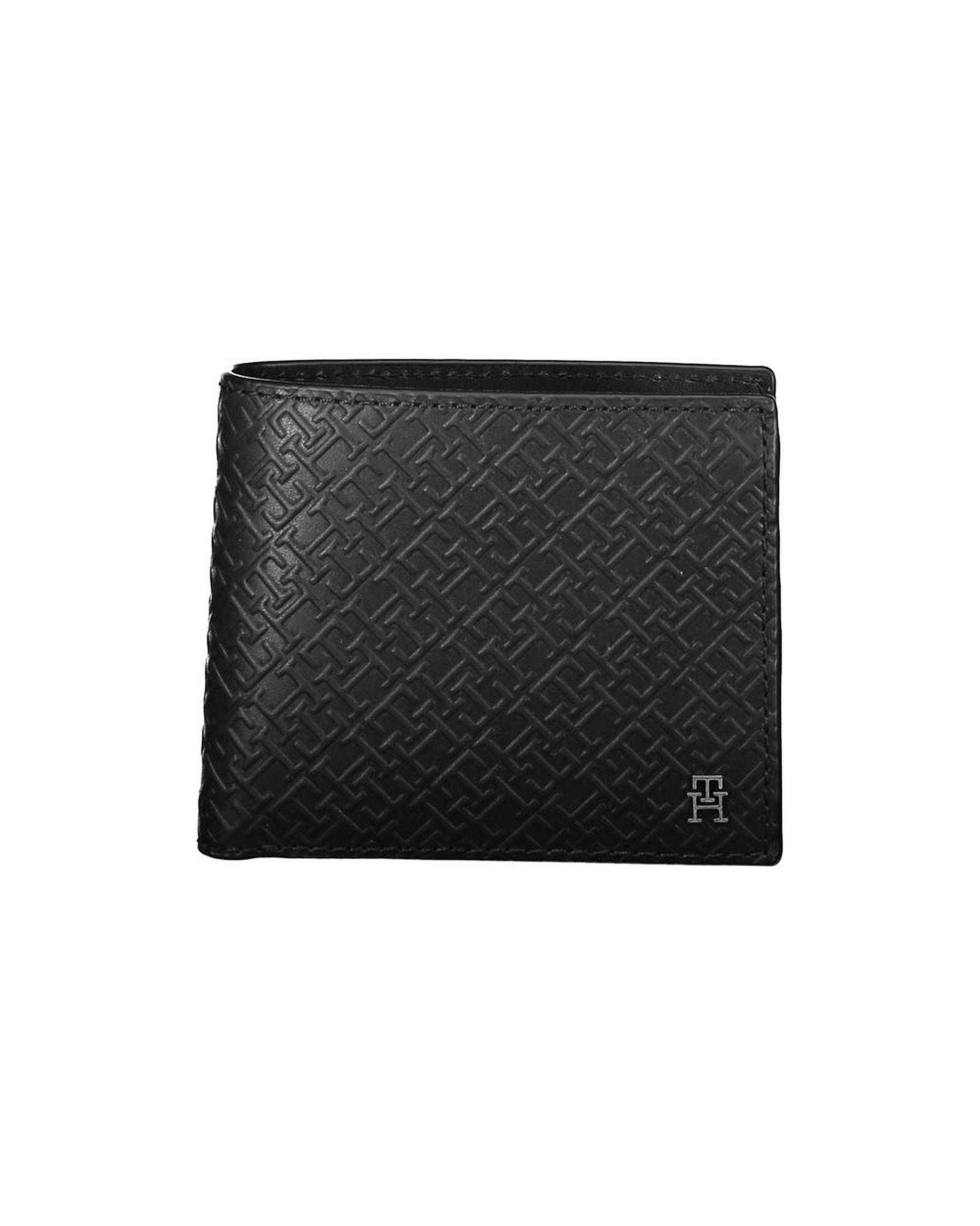 V539-TO-27181-202506180741-00 Tommy Hilfiger Men's Black Leather Wallet - One Size - Image 1