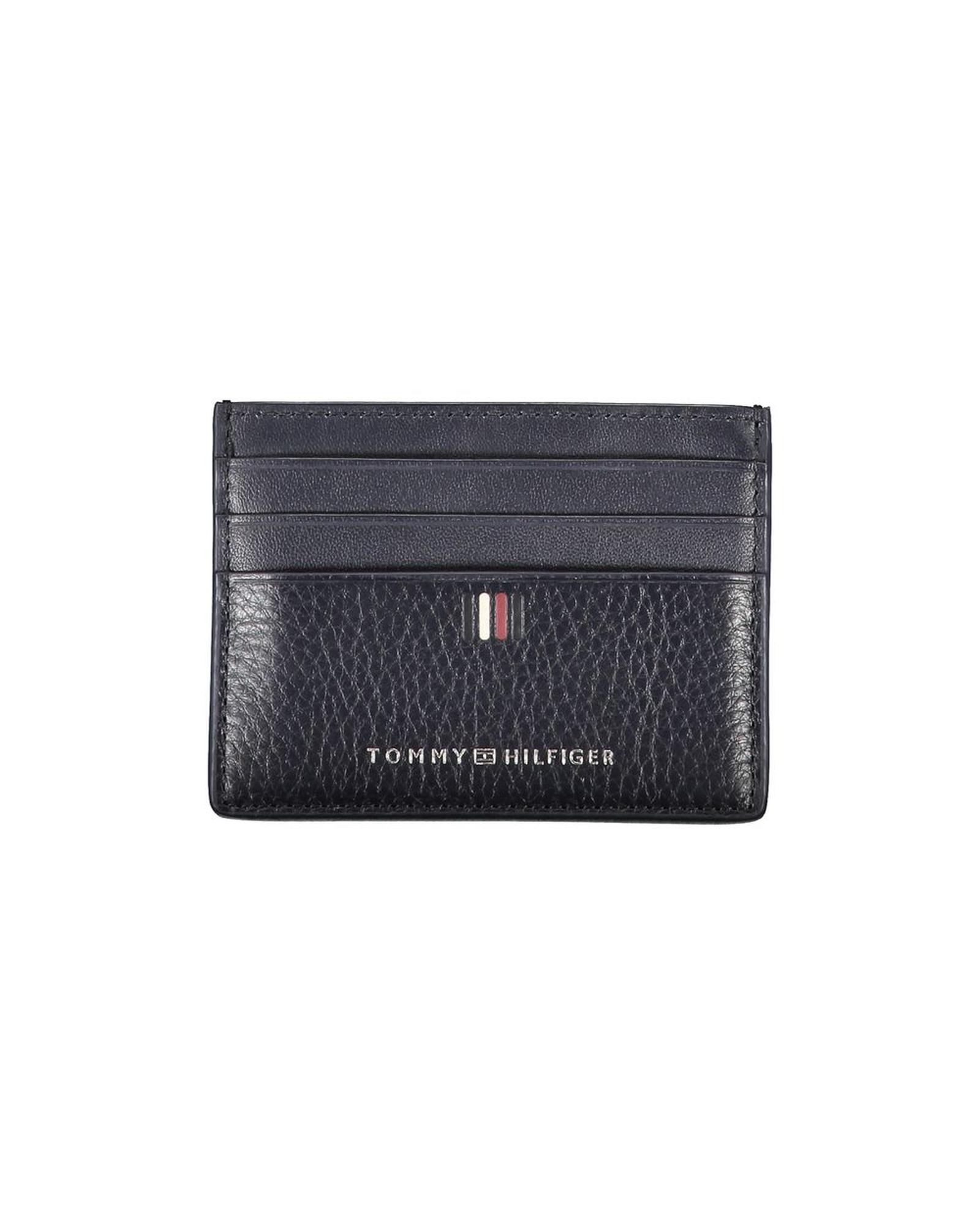 V539-TO-27188-202506180742-00 Tommy Hilfiger Men's Blue Leather Wallet - One Size - Image 1