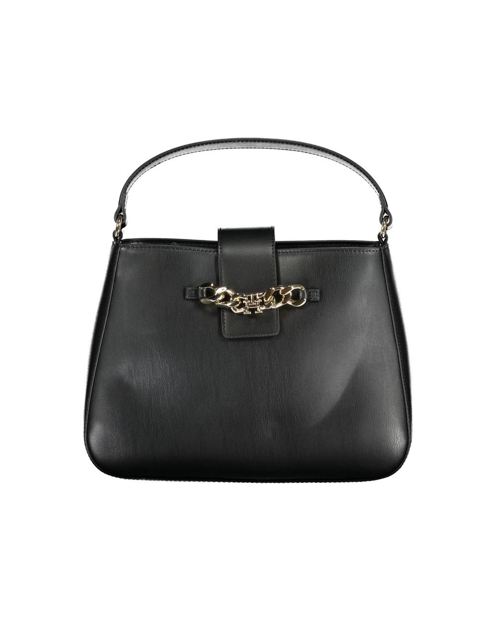 V539-TO-27510-202506180746-00 Tommy Hilfiger Women's Black Polyethylene Handbag - One Size - Image 1