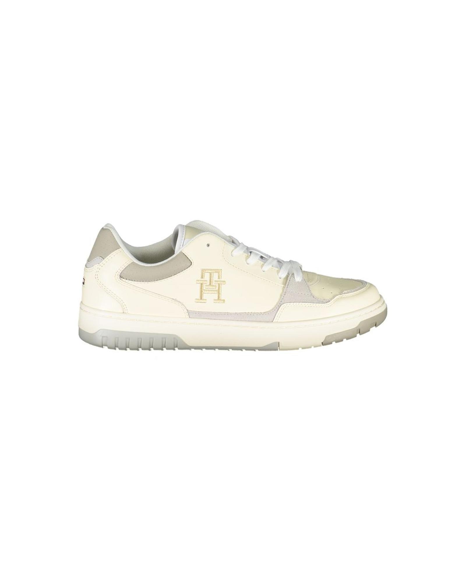 V539-TO-28522-EU44US11-202506180815-00 Tommy Hilfiger Men's Beige Polyester Sneaker - 44 EU - Image 1