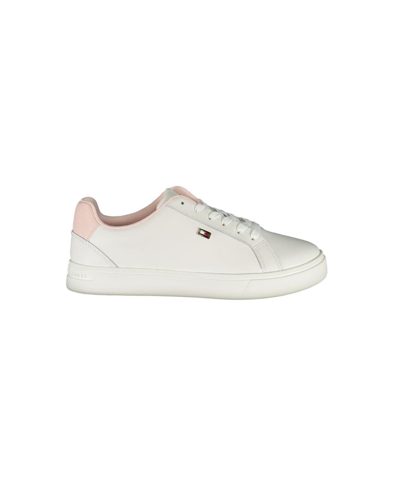 V539-TO-29201-EU38US8-202506180825-00 Tommy Hilfiger Women's White Polyester Sneaker - 38 EU - Image 1
