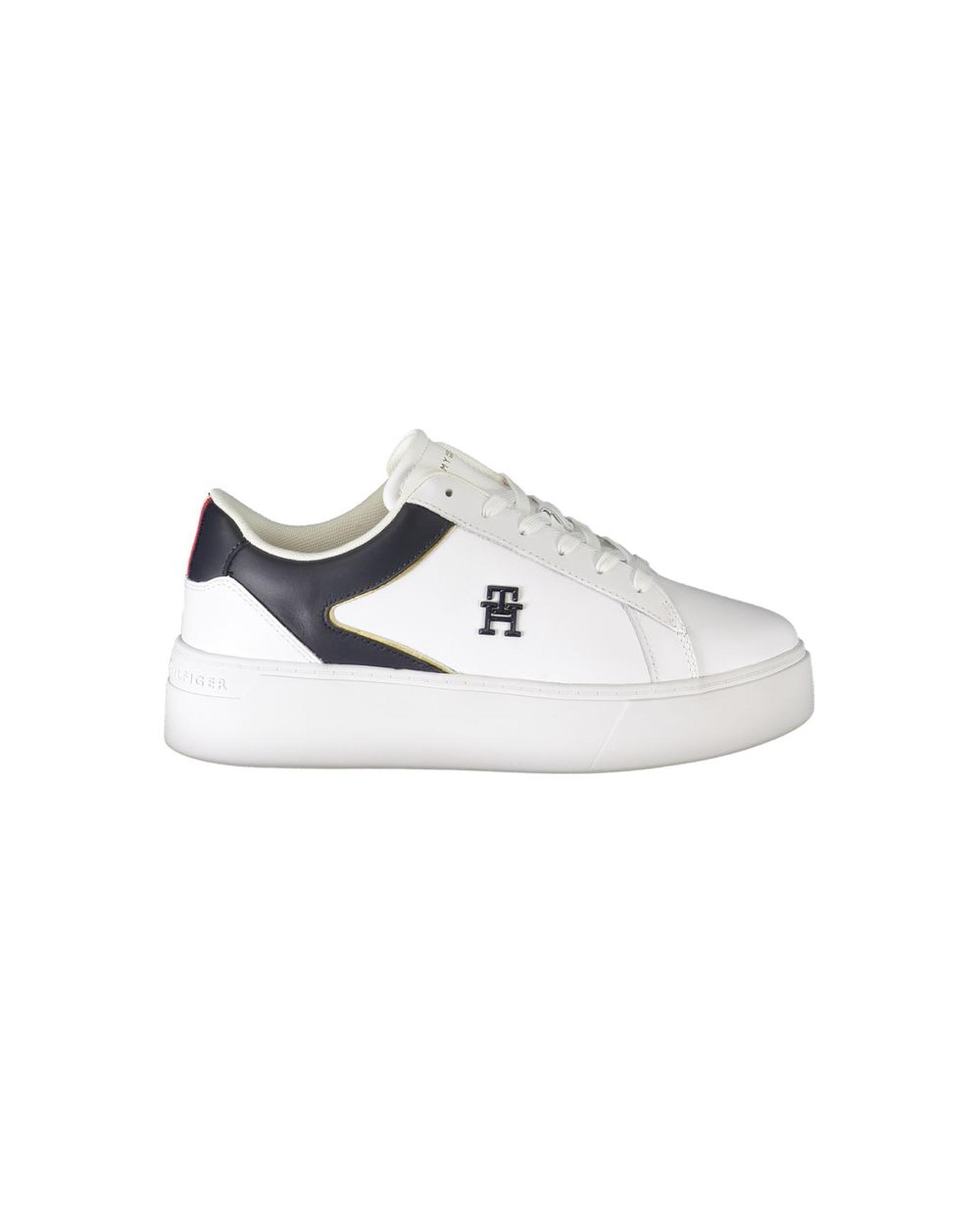 V539-TO-29640-EU41US11-202506180832-00 Tommy Hilfiger Women's White Polyester Sneaker - 41 EU - Image 1