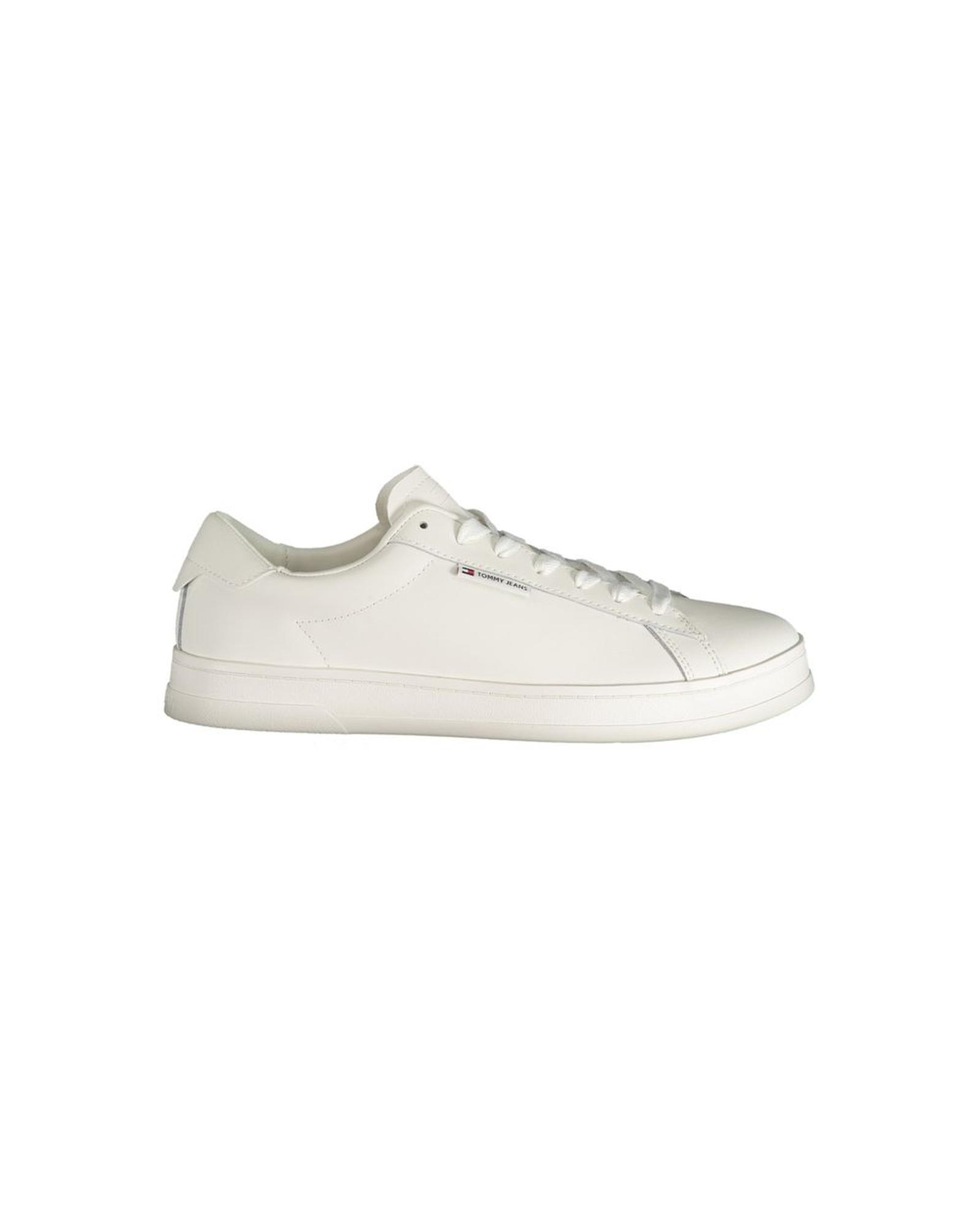 V539-TO-31261-EU44US11-202506180911-00 Tommy Hilfiger Men's White Polyester Sneaker - 44 EU - Image 1