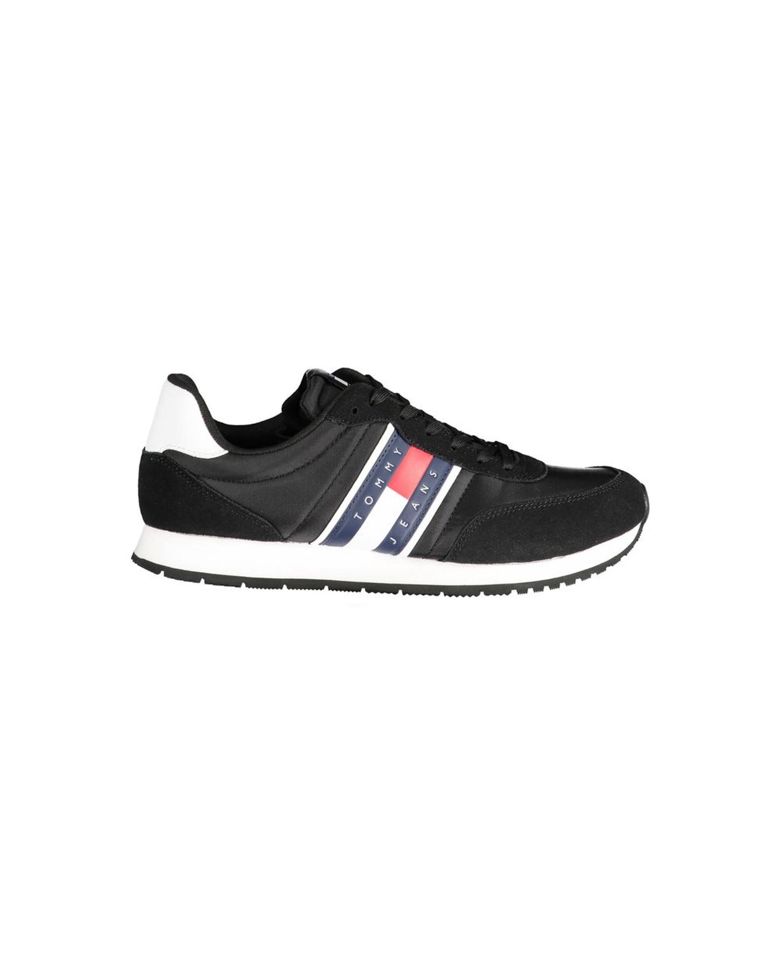 V539-TO-31270-EU43US10-202506180937-00 Tommy Hilfiger Men's Black Polyester Sneaker - 43 EU - Image 1