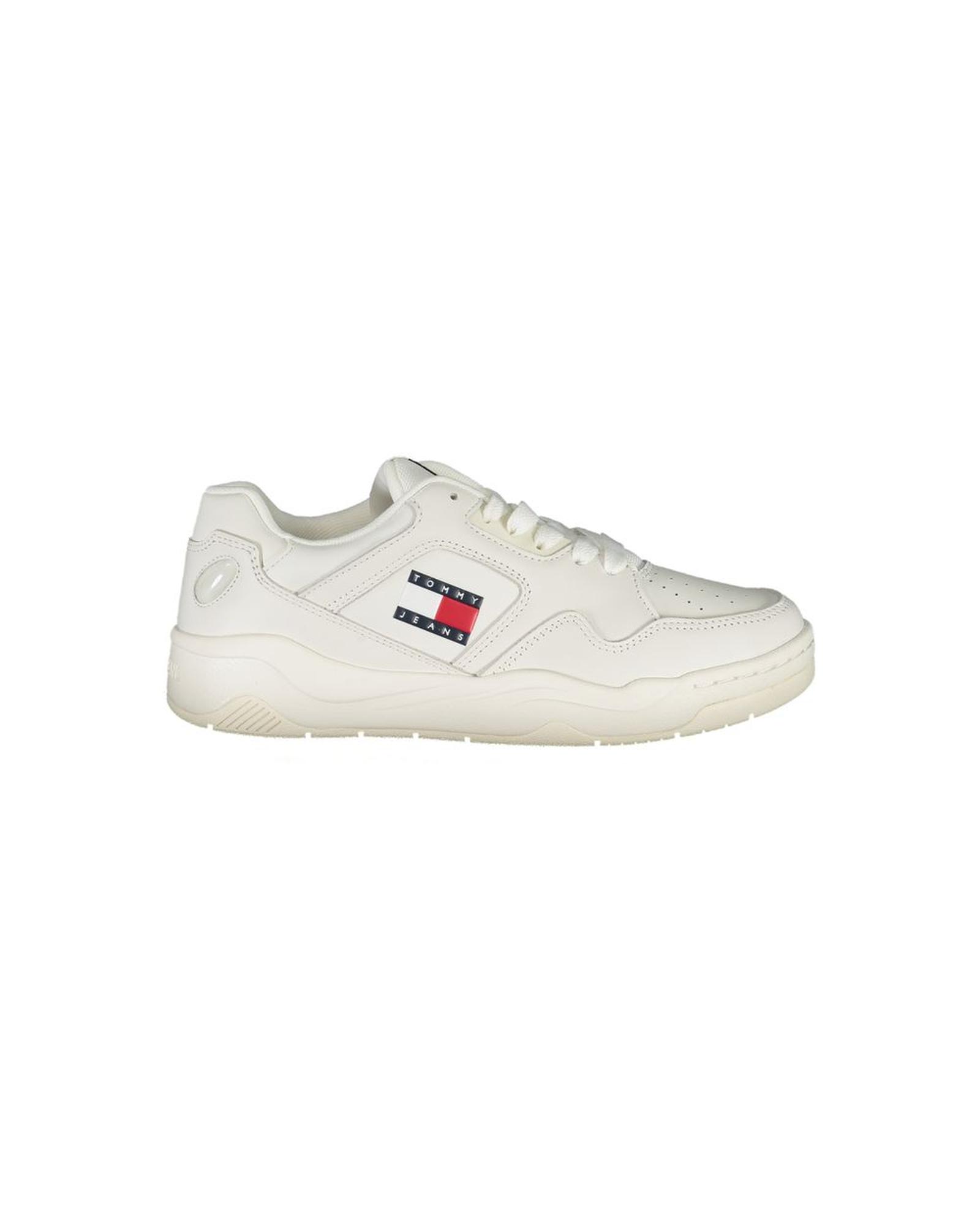 V539-TO-31475-EU40US10-202506181032-00 Tommy Hilfiger Women's White Polyester Sneaker - 40 EU - Image 1