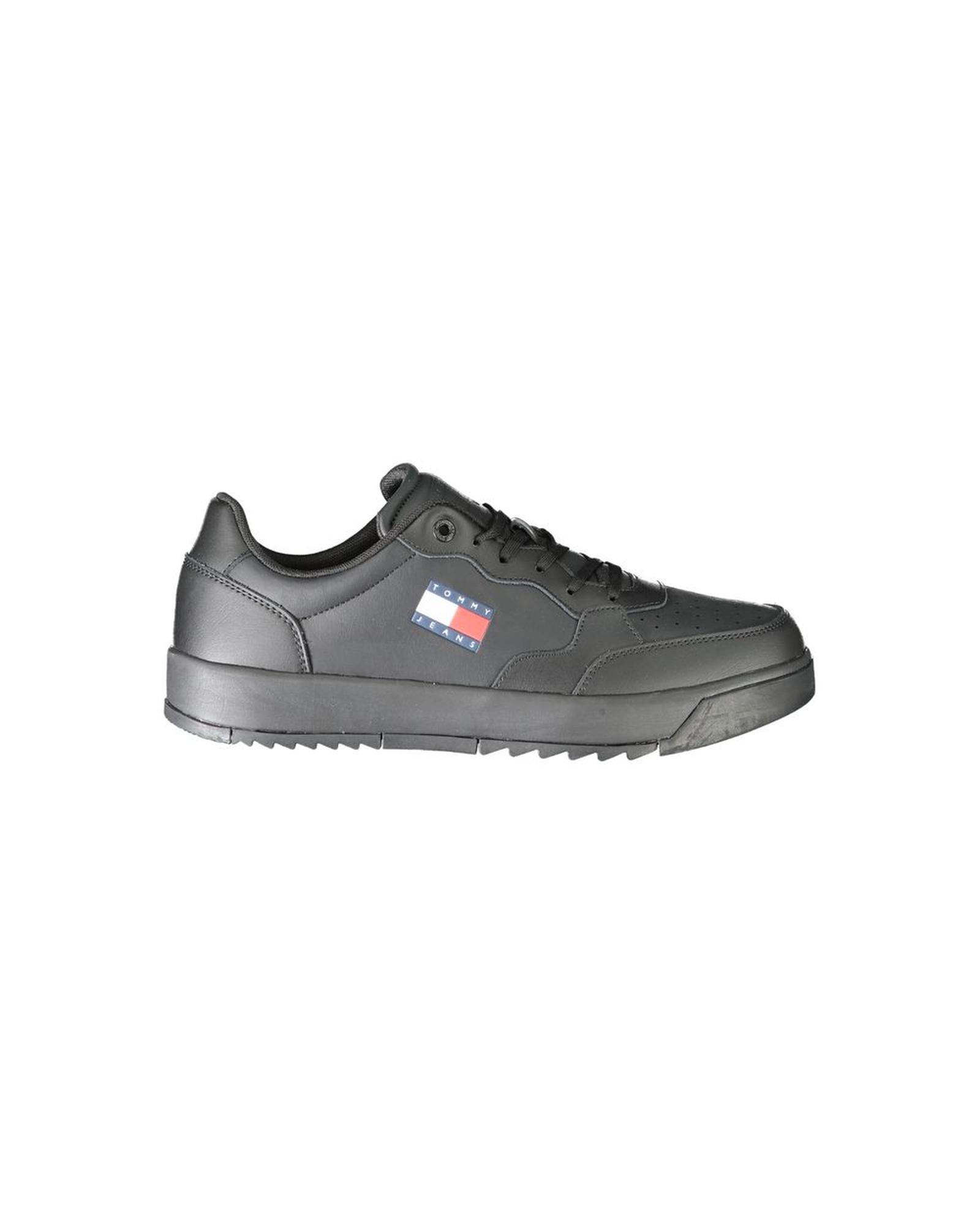 V539-TO-31949-EU46-202506180742-00 Tommy Hilfiger Men's Black Polyethylene Sneaker - 46 EU - Image 1