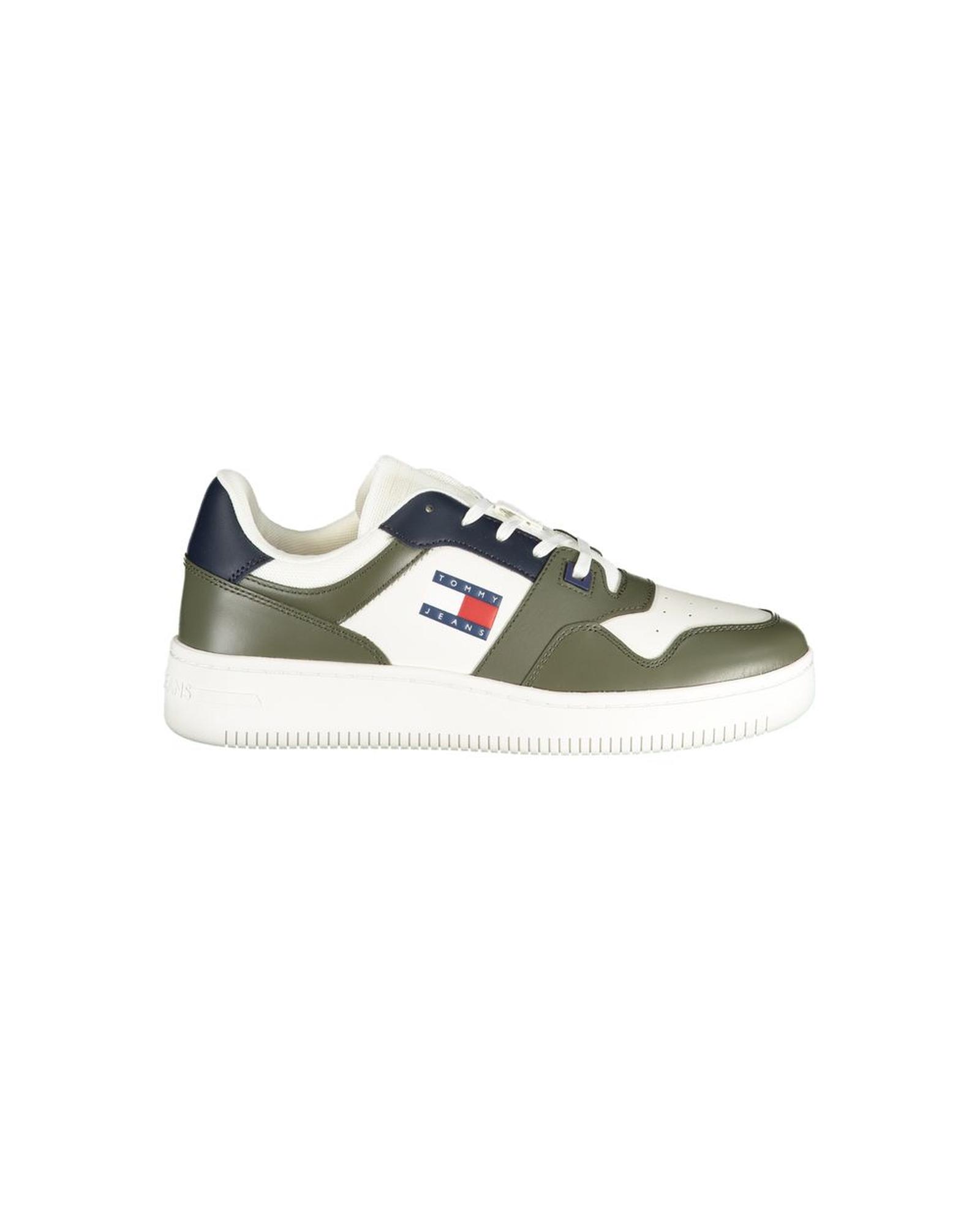 V539-TO-32596-EU44US11-202506180841-00 Tommy Hilfiger Men's Green Polyester Sneaker - 44 EU - Image 1