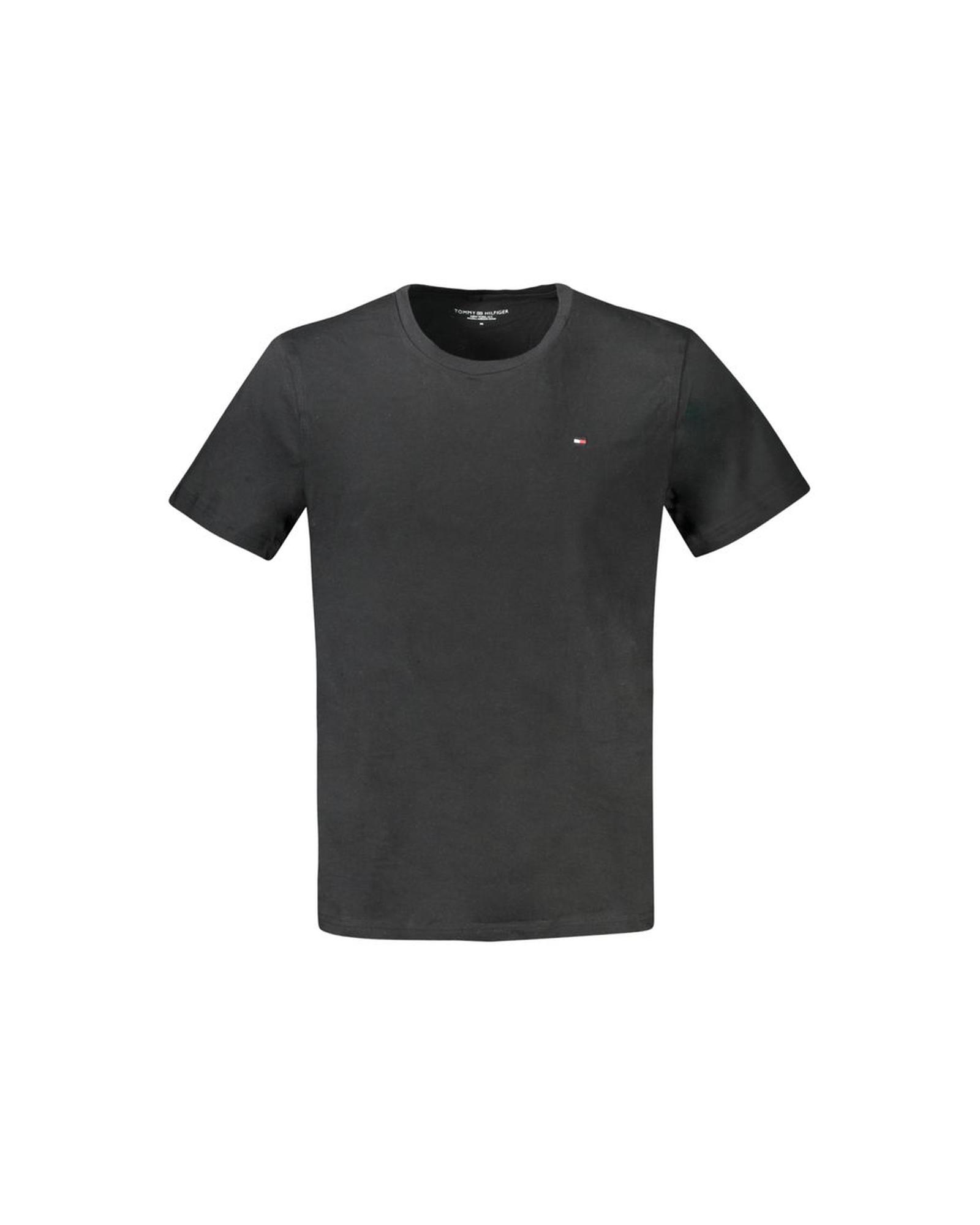 V539-TO-32885-L-202506180842-00 Tommy Hilfiger Men's Black Cotton T-Shirt - L - Image 1