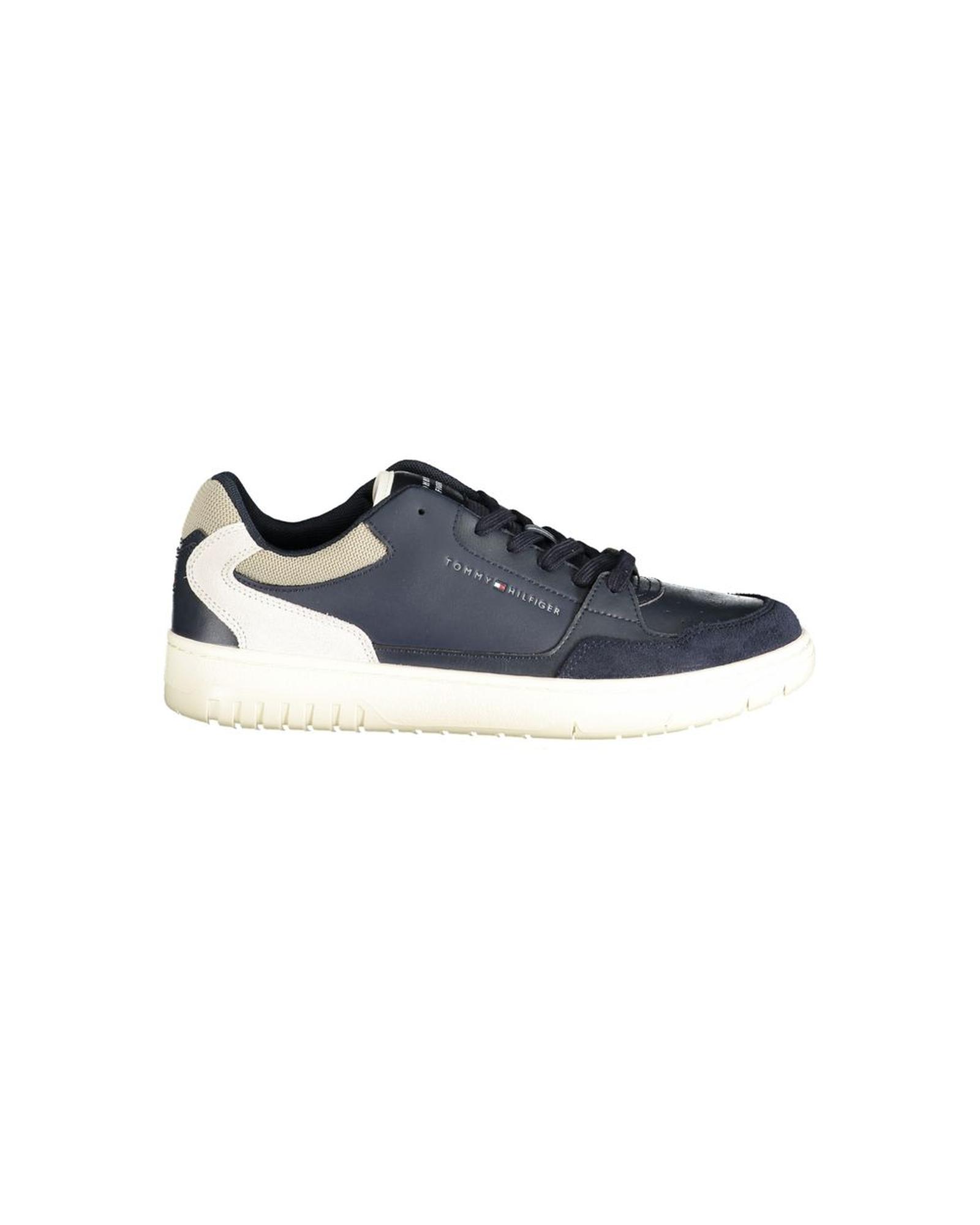 V539-TO-33493-EU44US11-202506180912-00 Tommy Hilfiger Men's Blue Polyester Sneaker - 44 EU - Image 1