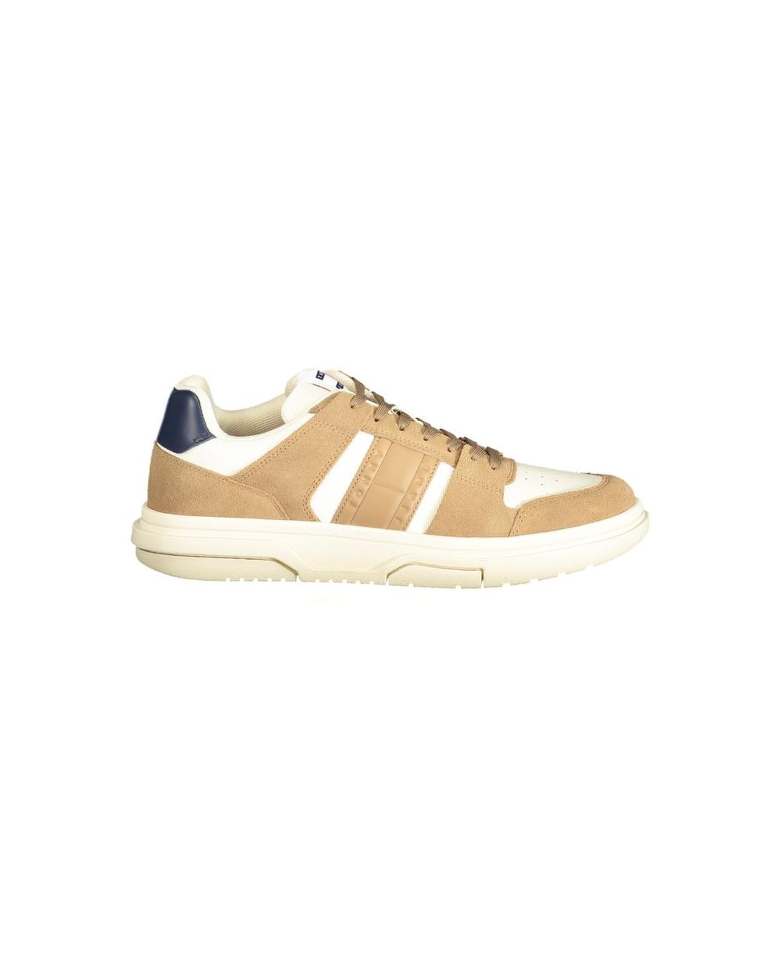 V539-TO-33494-EU42US9-202506180915-00 Tommy Hilfiger Men's Beige Polyester Sneaker - 42 EU - Image 1