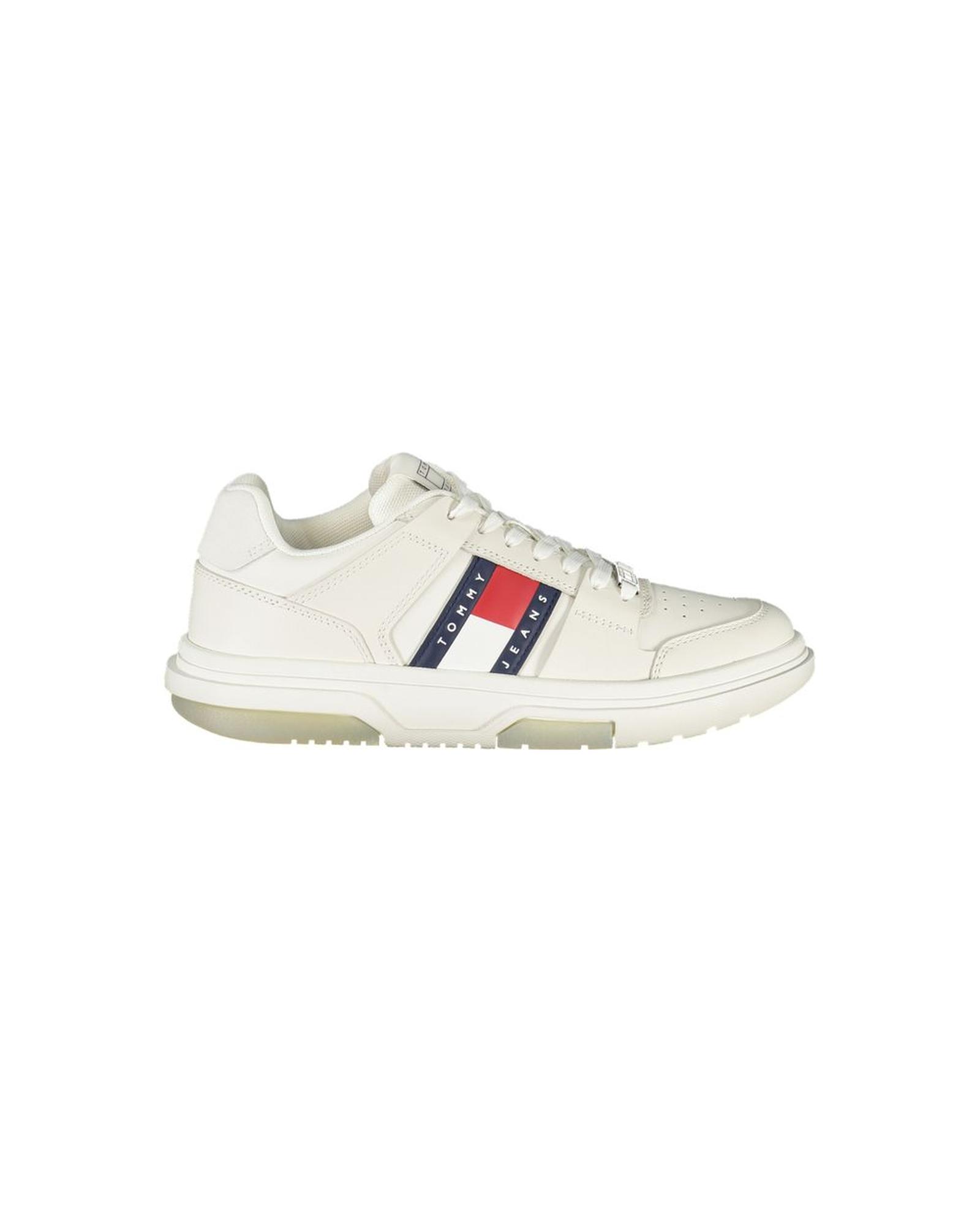 V539-TO-35331-EU38US8-202506181325-00 Tommy Hilfiger Women's White Leather Sneaker - 38 EU - Image 1