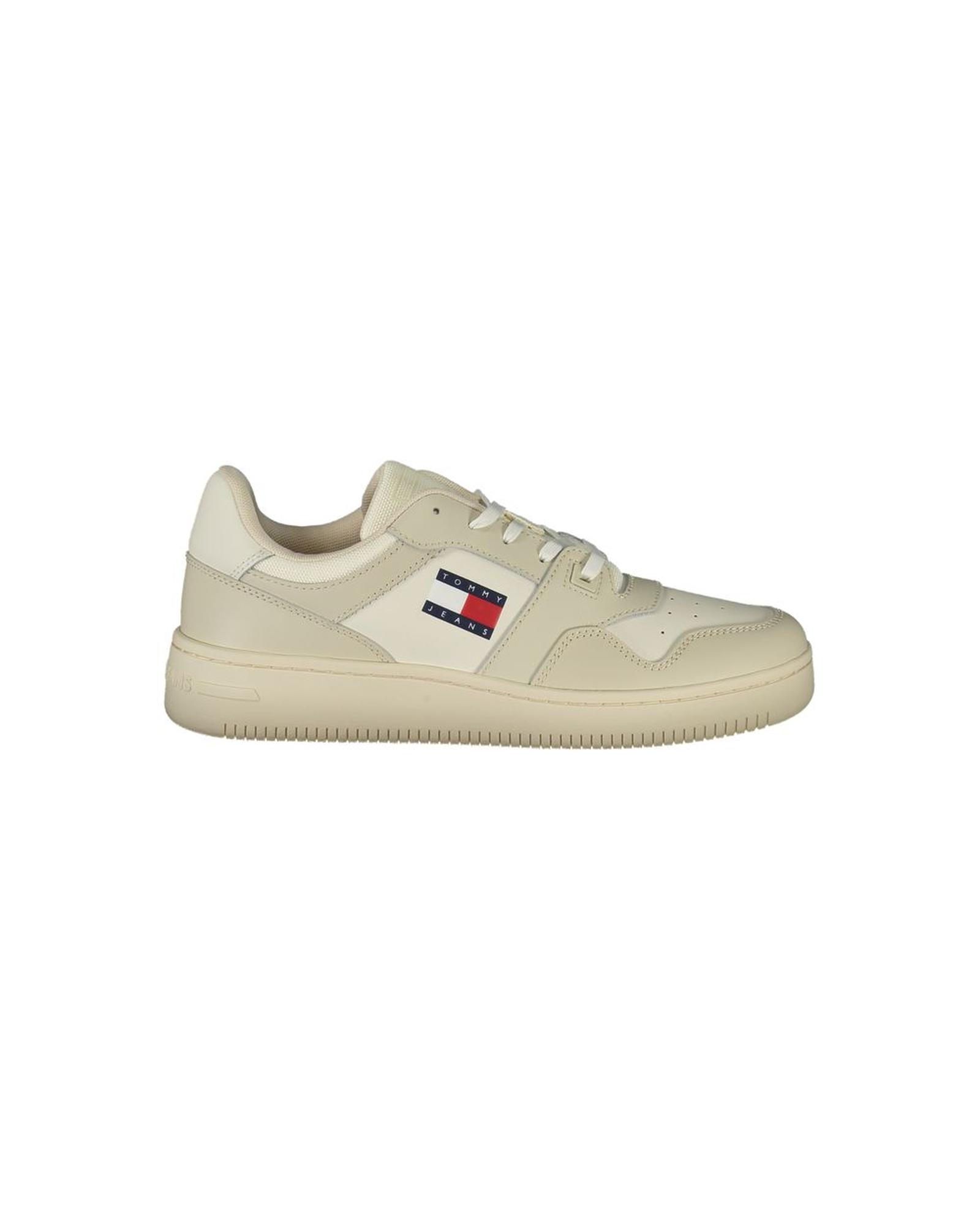 V539-TO-35336-EU46-202506181045-00 Tommy Hilfiger Men's Beige Leather Sneaker - 46 EU - Image 1