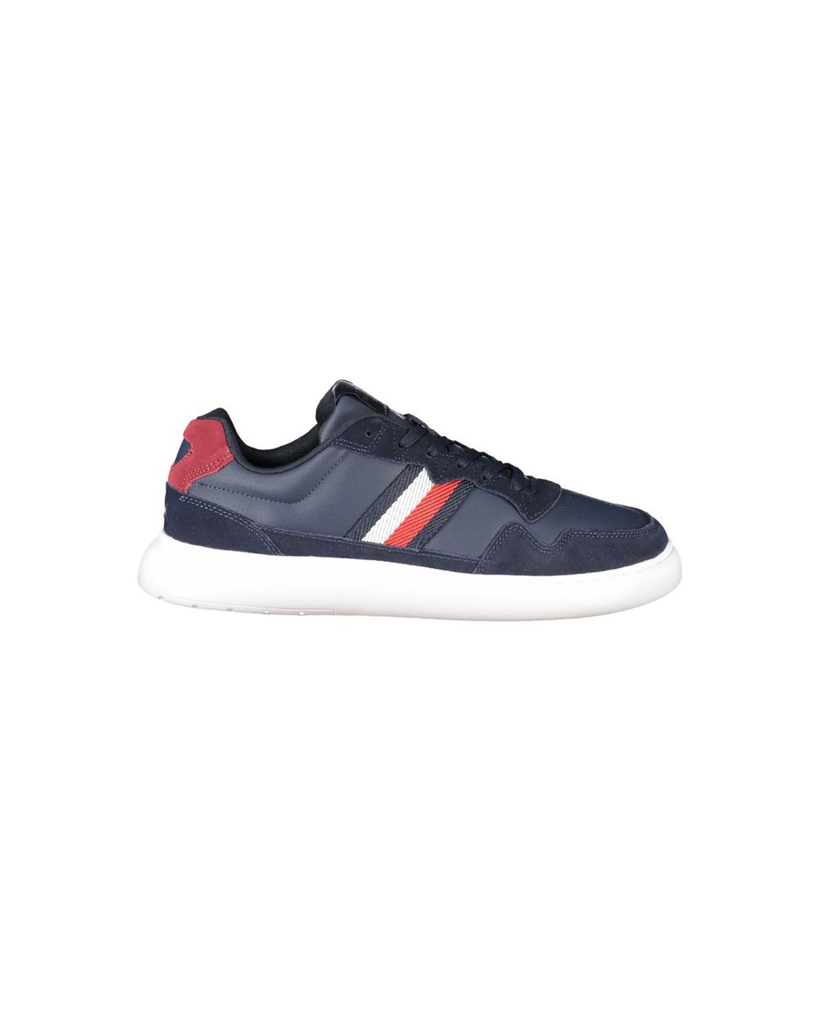 V539-TO-36047-EU45US12-202506181130-00 Tommy Hilfiger Men's Blue Leather Sneaker - 45 EU - Image 1