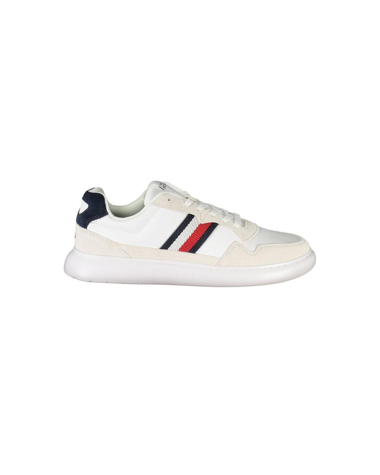 V539-TO-36049-EU40US7-202506181132-00 Tommy Hilfiger Men's White Leather Sneaker - 40 EU - Image 1
