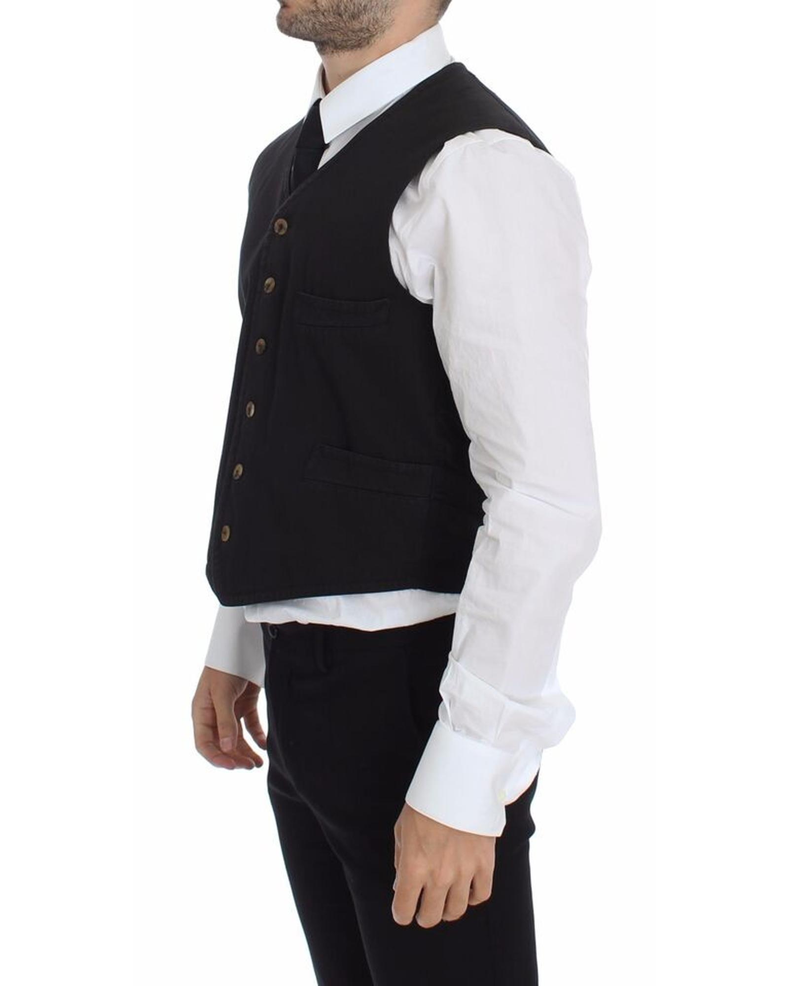 V539-VES10076-3-202509010800-03 Dress Vest with Adjustable Strap and Logo Details 48 IT Men - Image 4