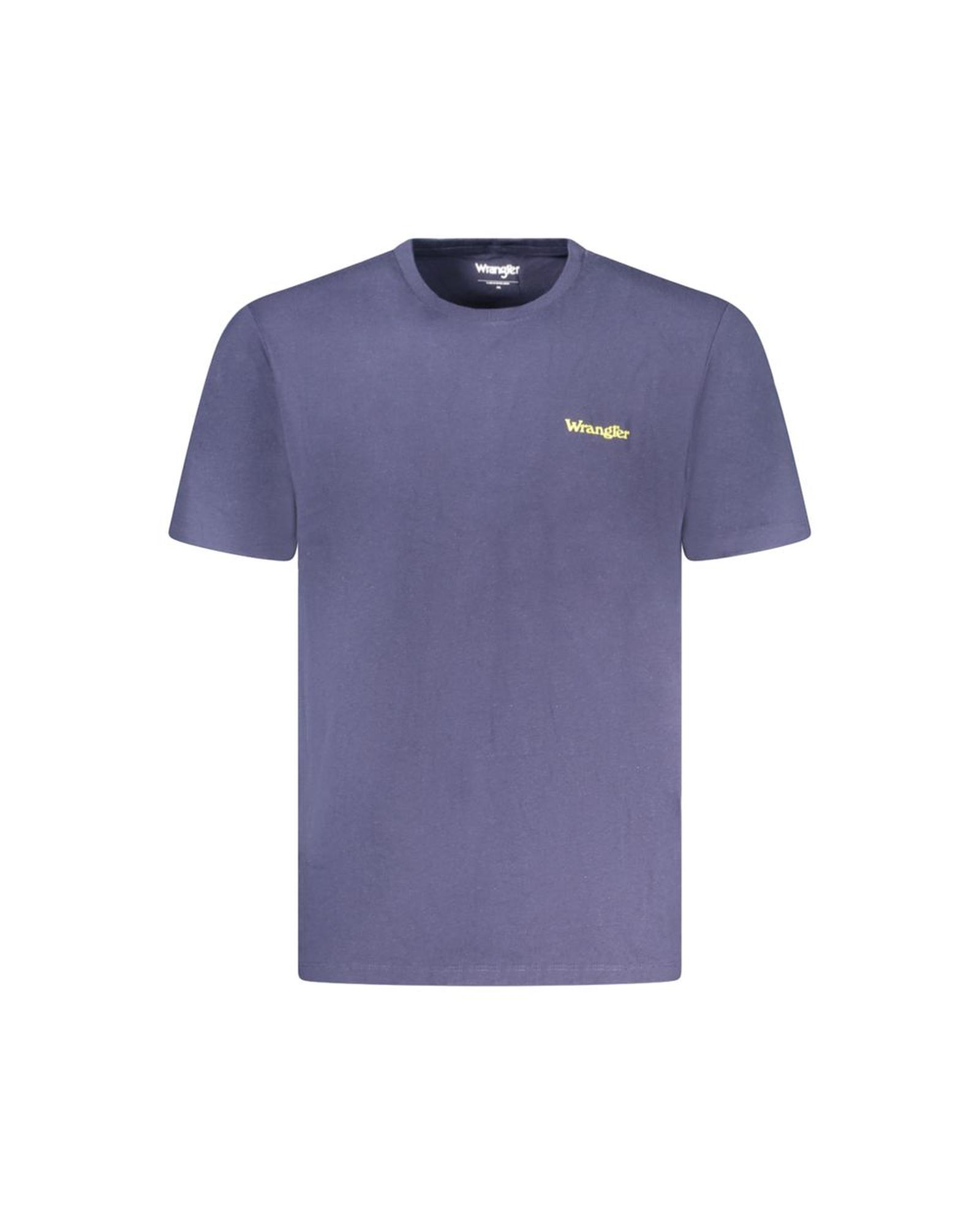 V539-WR-35311-XL-202506181833-00 Wrangler Men's Blue Cotton T-Shirt - XL - Image 1