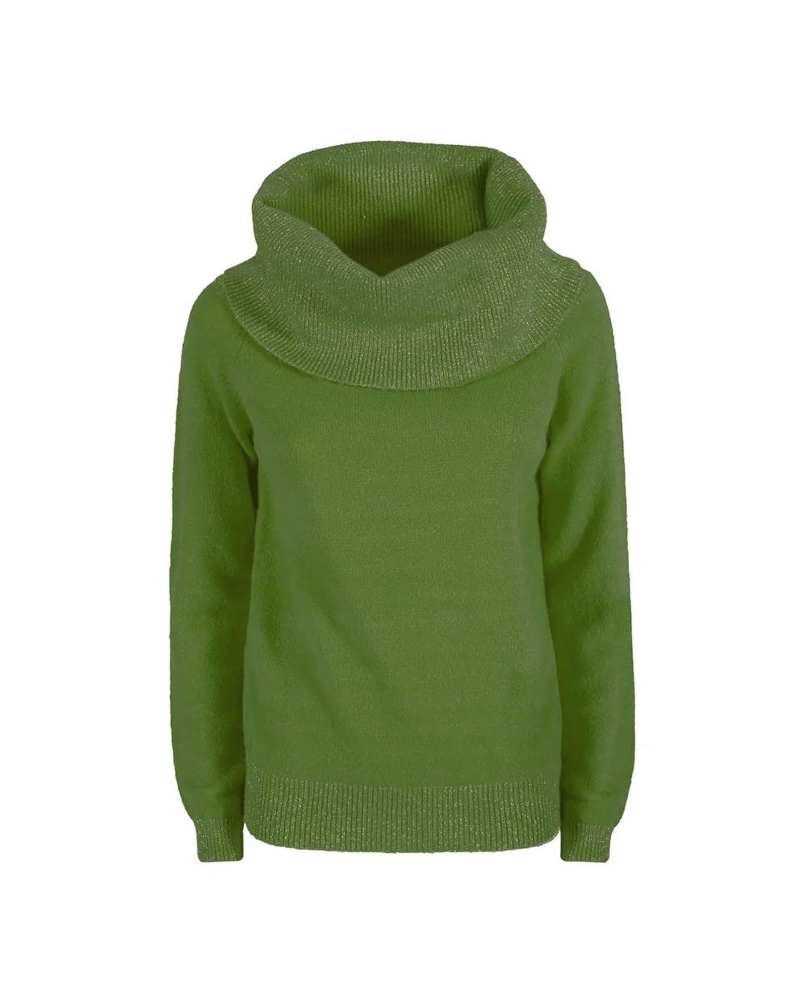 V539-YE-13724-XL-202506181846-00 Yes Zee Women's Green Viscose Sweater - XL - Image 1