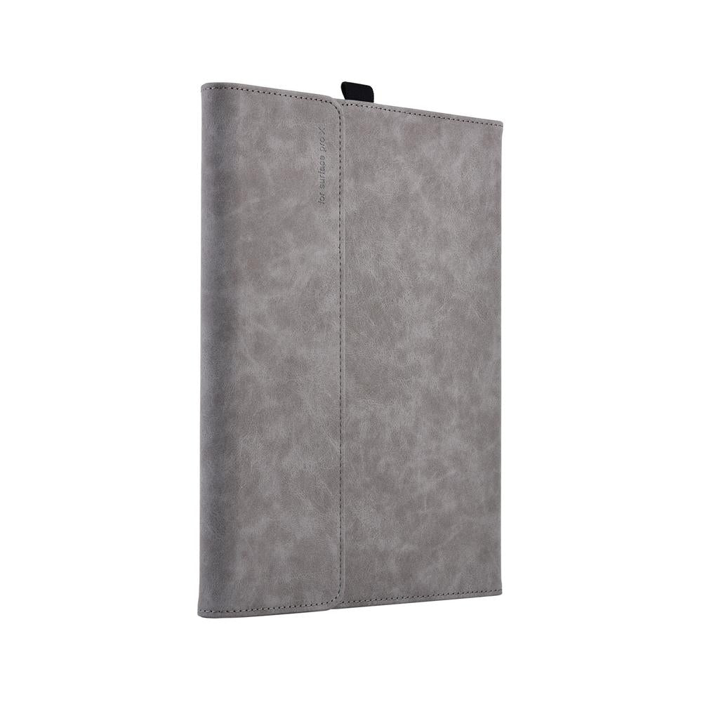 V562-0191191060DBT-202504251820-03 Light Gray Leather Tablet Case For Microsoft Surface Pro X With Power Bag - 13 Inch - Image 4