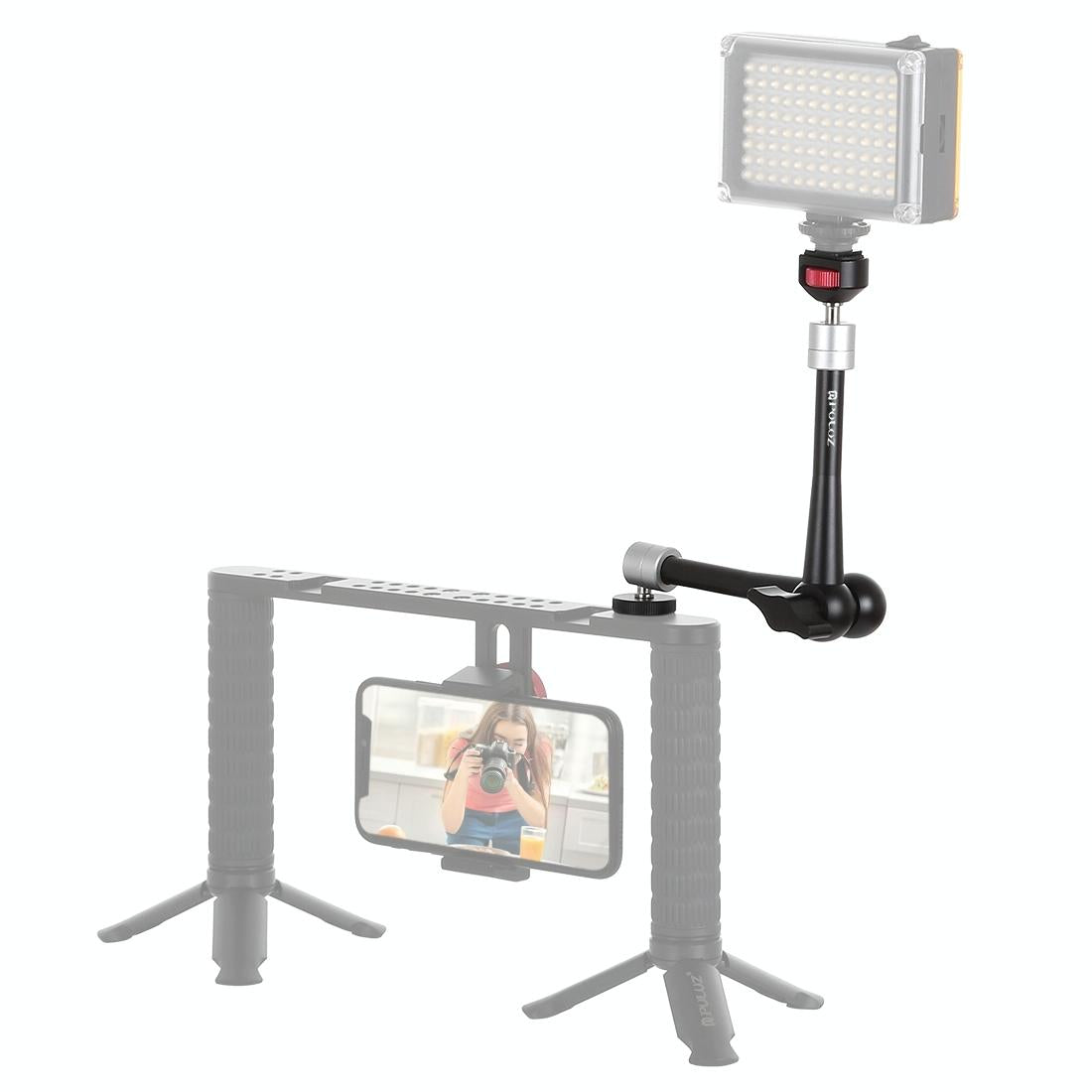 V562-0353UP-202503062055-01 Adjustable Articulating Magic Arm - 11 Inch Aluminum Alloy - Image 2