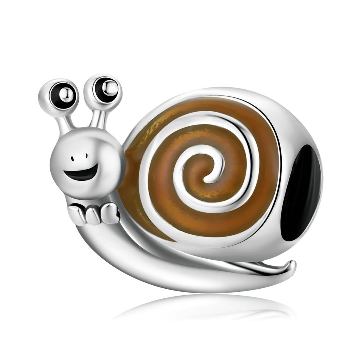 V562-0522200ADE-202504111632-00 925 Sterling Silver Snail Bead Bracelet / Necklace Accessory - Image 1