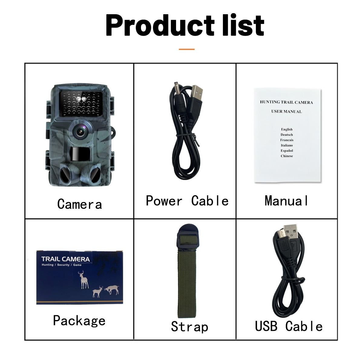 V562-0522400ADE-202505231516-06 4k Infrared Night Vision Hunting Camera with 2 Lcd Screen - Image 7