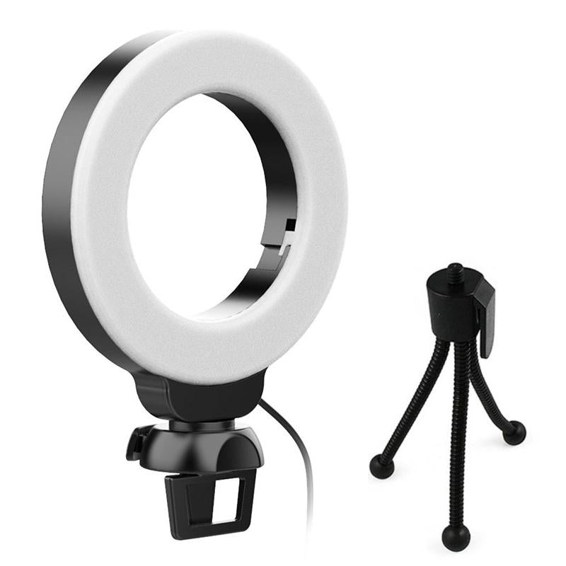 V562-1007654060DBT-221661-13 48leds Laptop Camera Beauty Ring Light - Clip Set 4-inch - Clip Set - Image 14